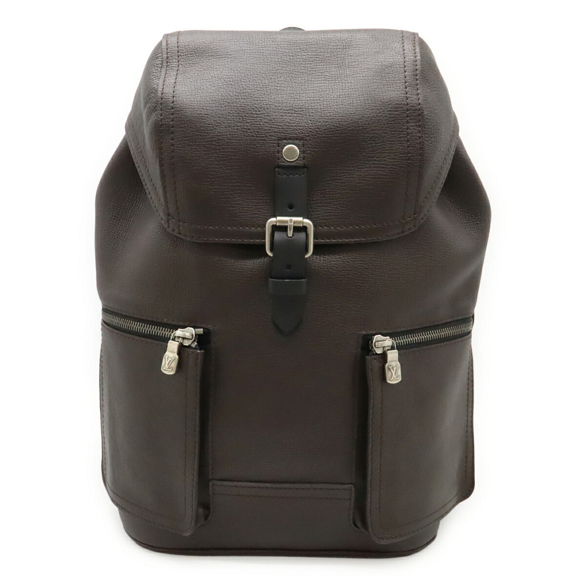 Louis Vuitton Marron Utah Leather Backpack (Pre-Owned)