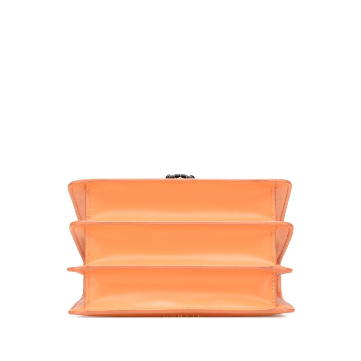 Bvlgari Orange Leather Handbag Shoulder Bag (Pre-Owned)