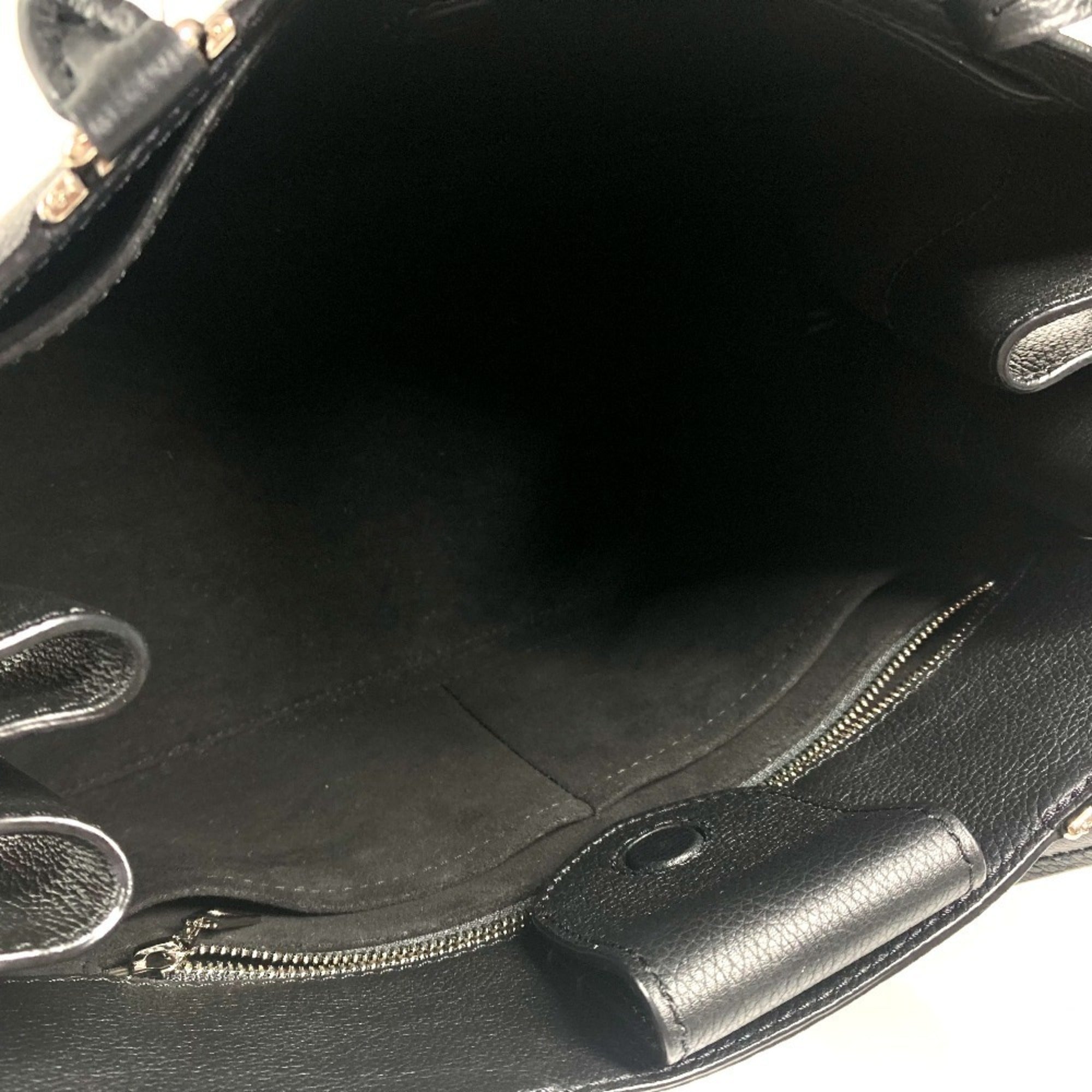 Louis Vuitton Black Cuir Ombre Leather Handbag Shoulder Bag Tote Bag (Pre-Owned)