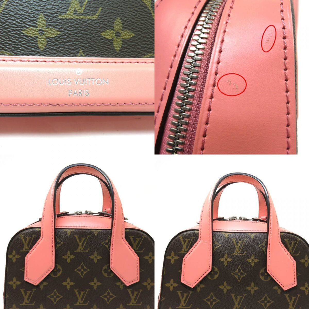 Louis Vuitton Monogram Corail Pink Monogram Handbag Shoulder Bag (Pre-Owned)