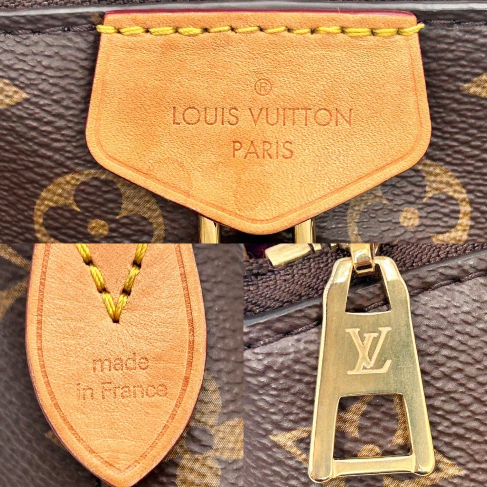 Louis Vuitton Brown Monogram Canvas Handbag Shoulder Bag (Pre-Owned)