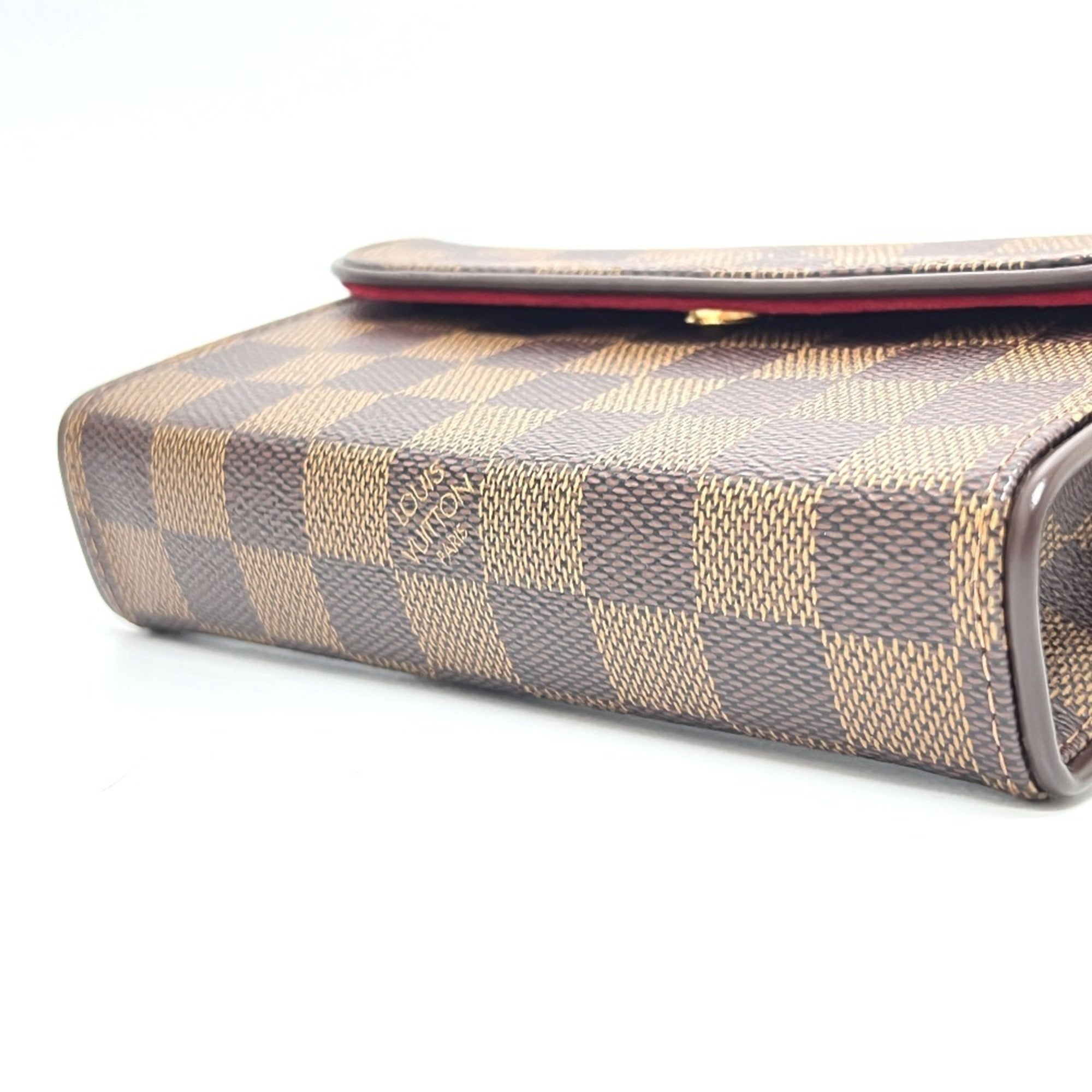 Louis Vuitton Brown Ebene Damier Canvas Pochette Sling Bag (Pre-Owned)