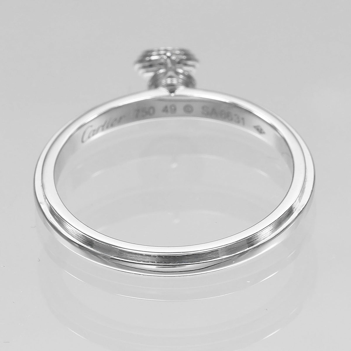 Cartier Platinum 950 Band Ring (Pre-Owned)