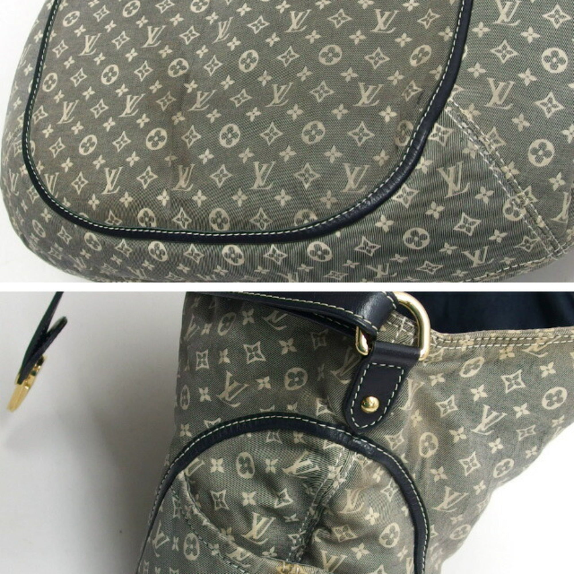Louis Vuitton Monogram Idylle Gray Navy White Monogram Idylle Handbag Shoulder Bag (Pre-Owned)