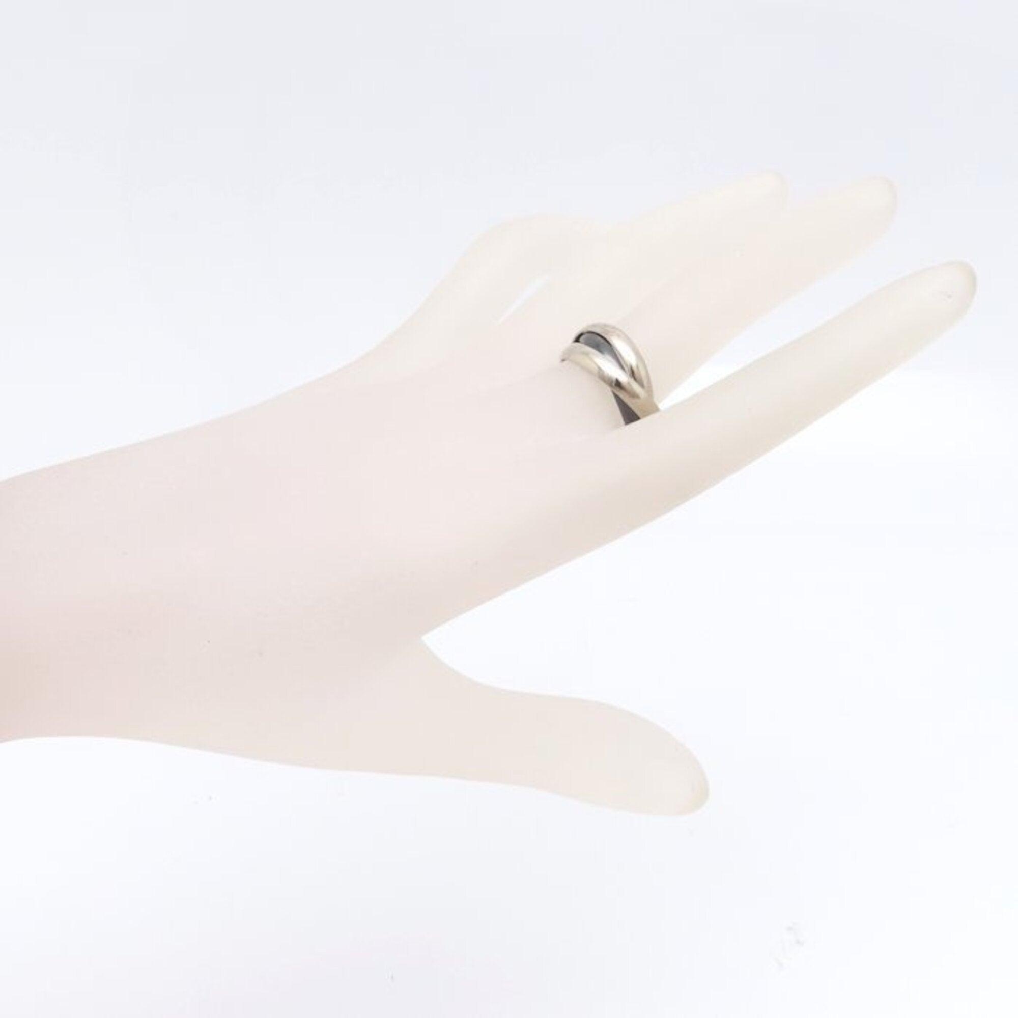 Cartier Trinity White Gold (18K) Ceramic Band Ring (Pre-Owned)