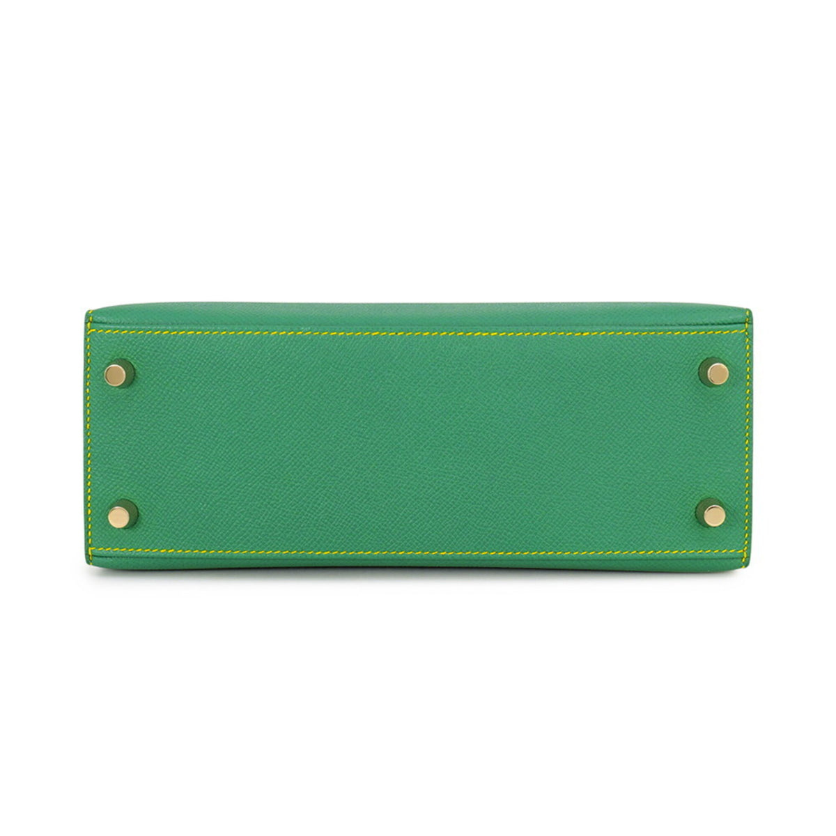 Hermes Green Yellow Epsom Leather Handbag (Pre-Owned)