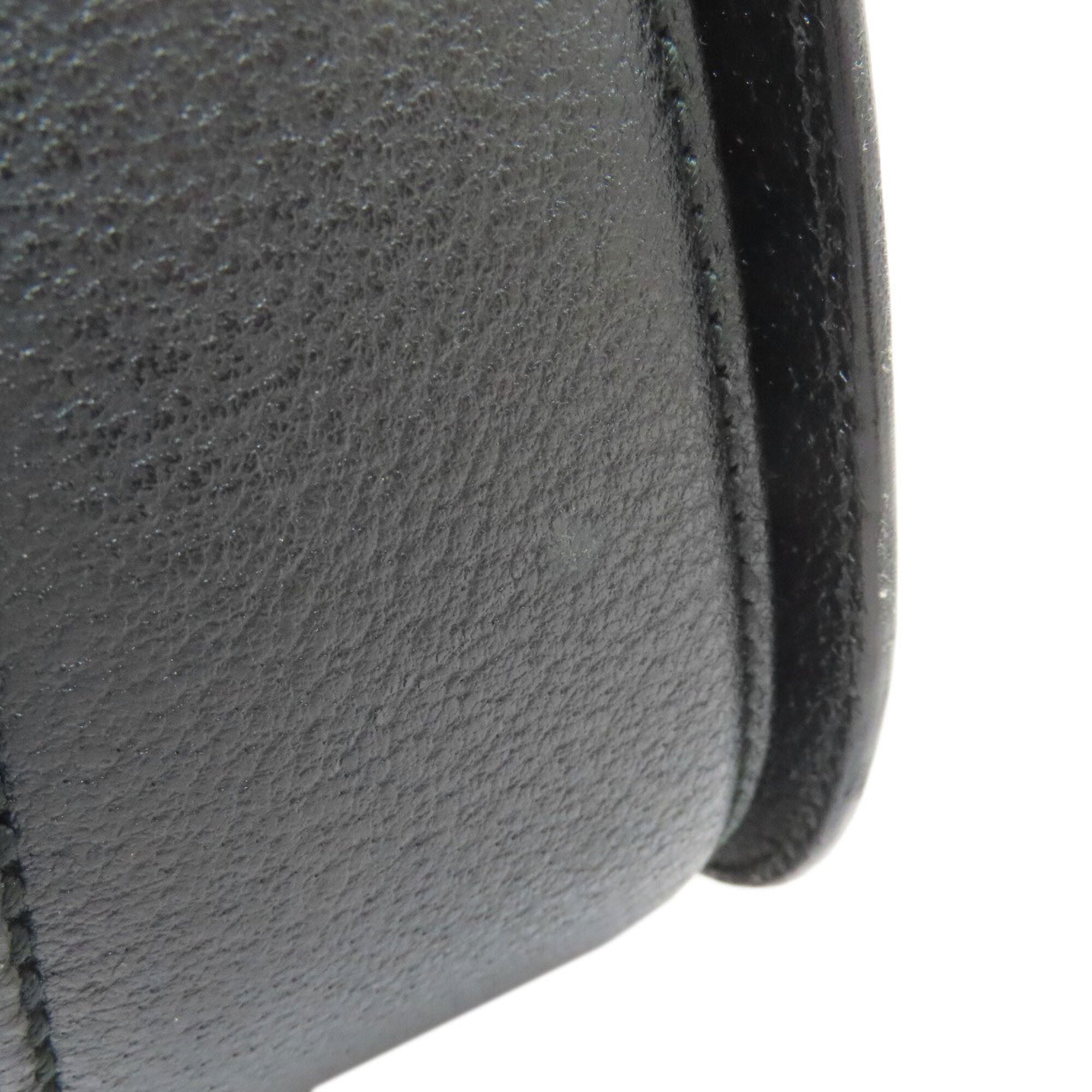 Gucci Black Leather Handbag (Pre-Owned)