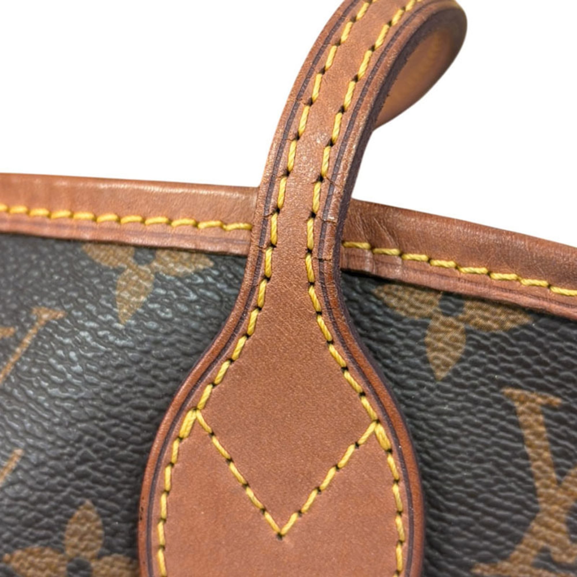 Louis Vuitton Monogram Brown Pvc Leather Tote Bag (Pre-Owned)
