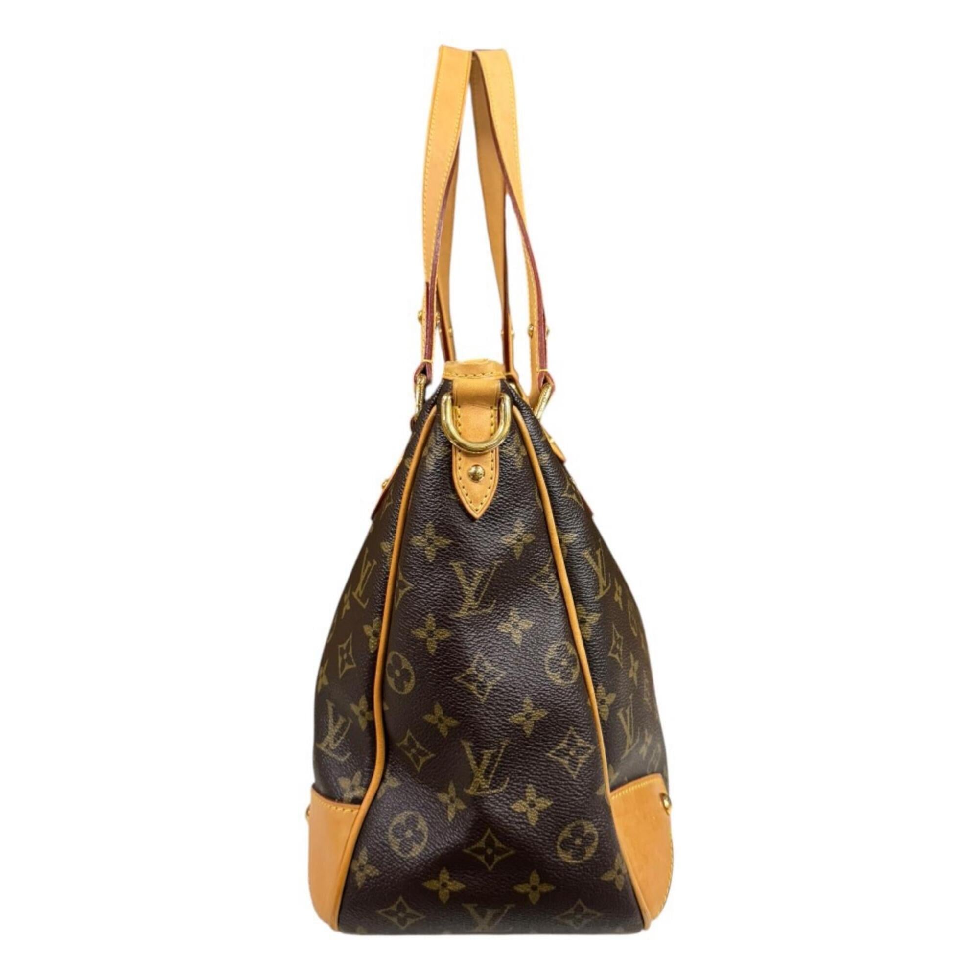 Louis Vuitton Brown Monogram Canvas Shoulder Bag (Pre-Owned)