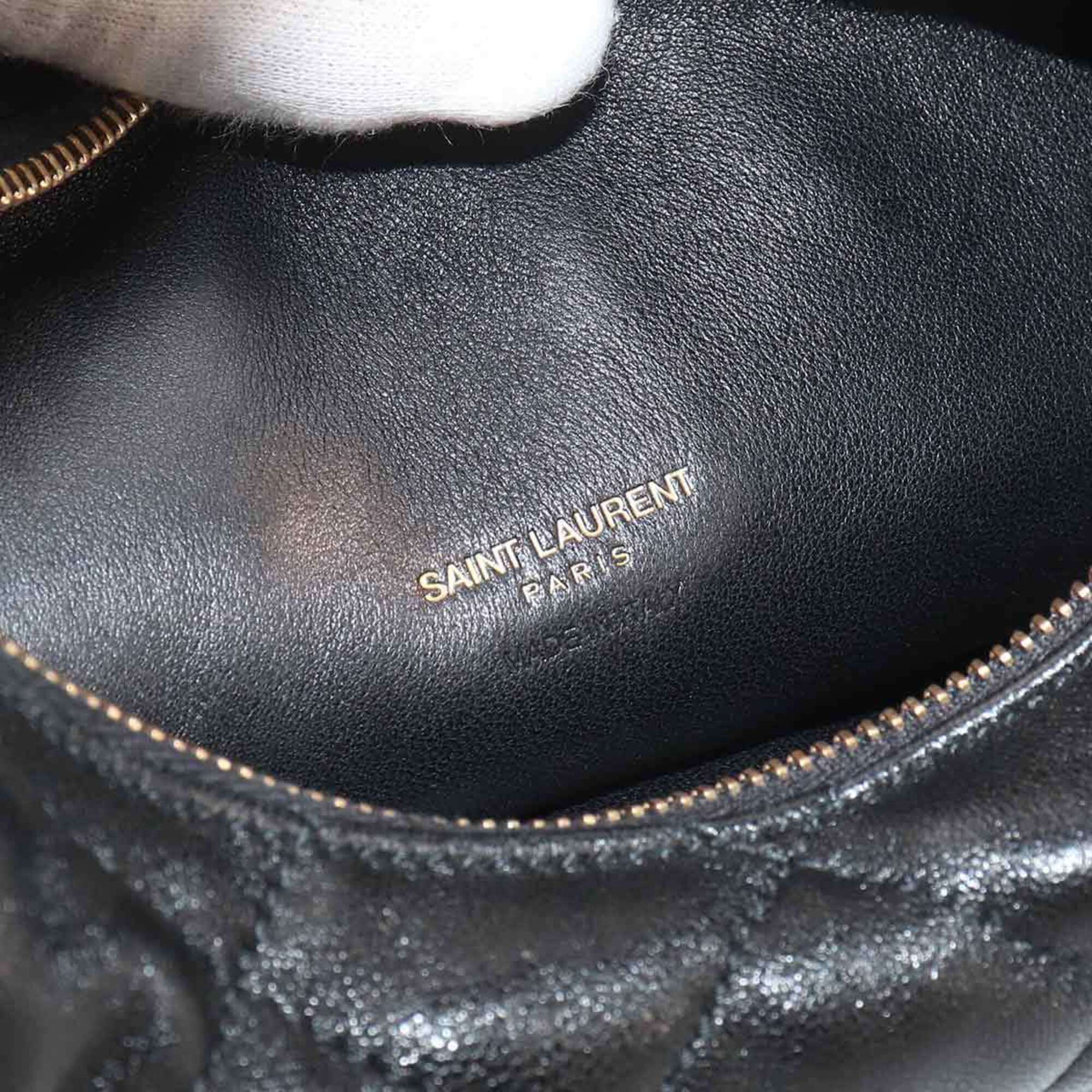 Saint Laurent Black Leather Handbag (Pre-Owned)