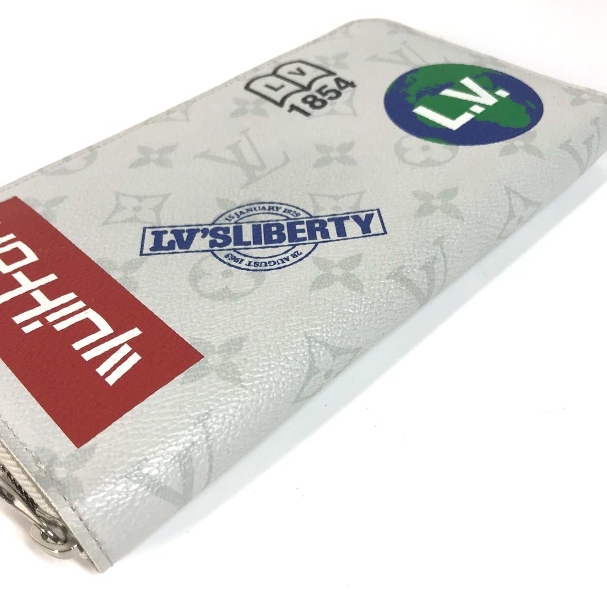 Louis Vuitton Monogram Monogram White Monogram Long Wallet (Bi-Fold) (Pre-Owned)