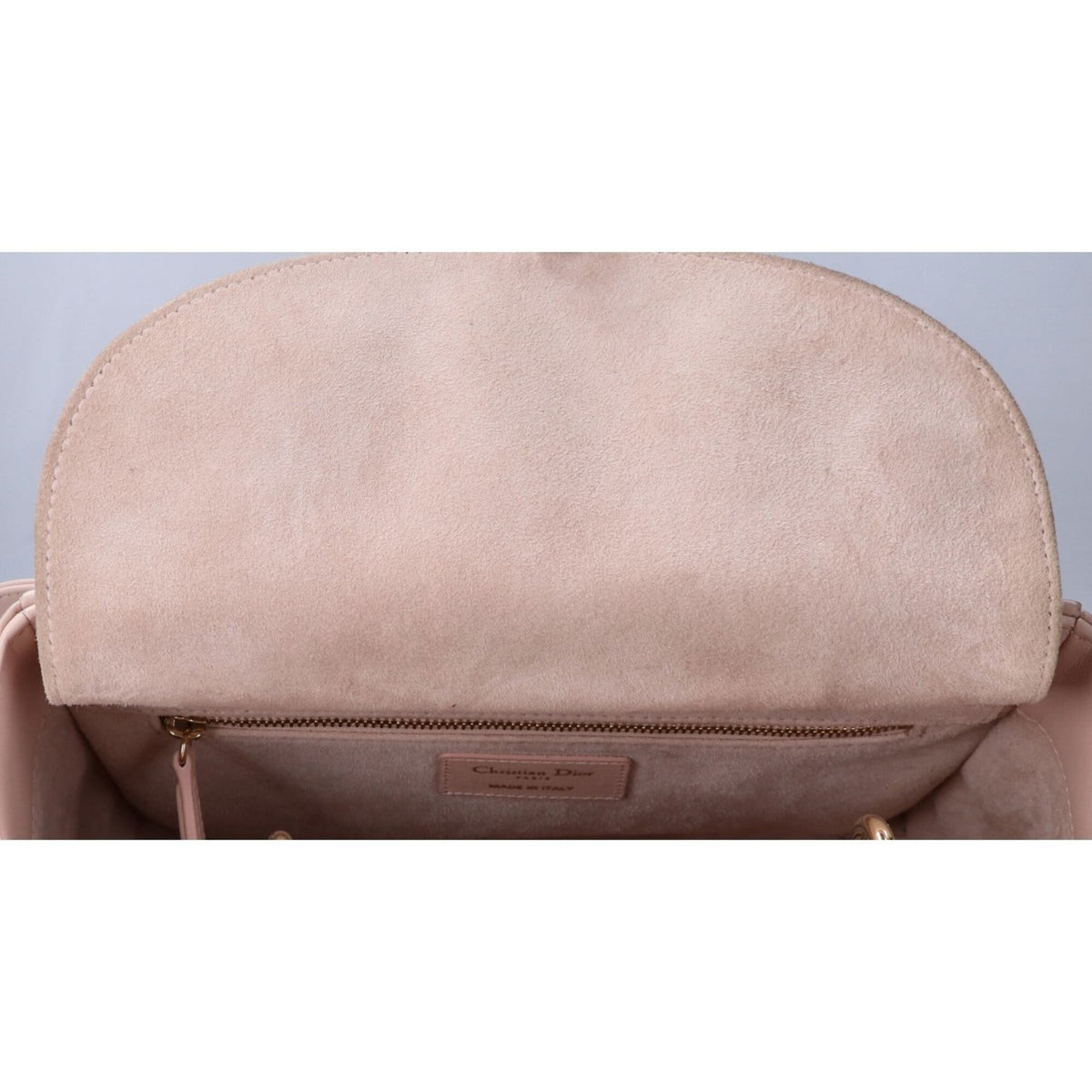 Christian Dior Pink Beige Leather Handbag (Pre-Owned)