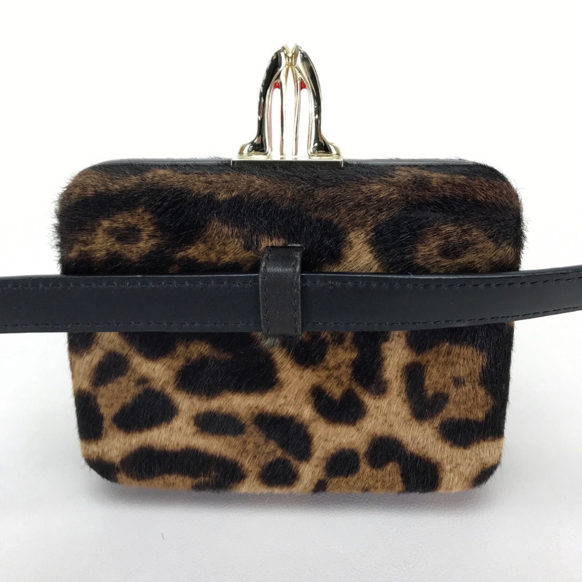 Christian Louboutin Brown Leather Leather Fanny Pack (Pre-Owned)