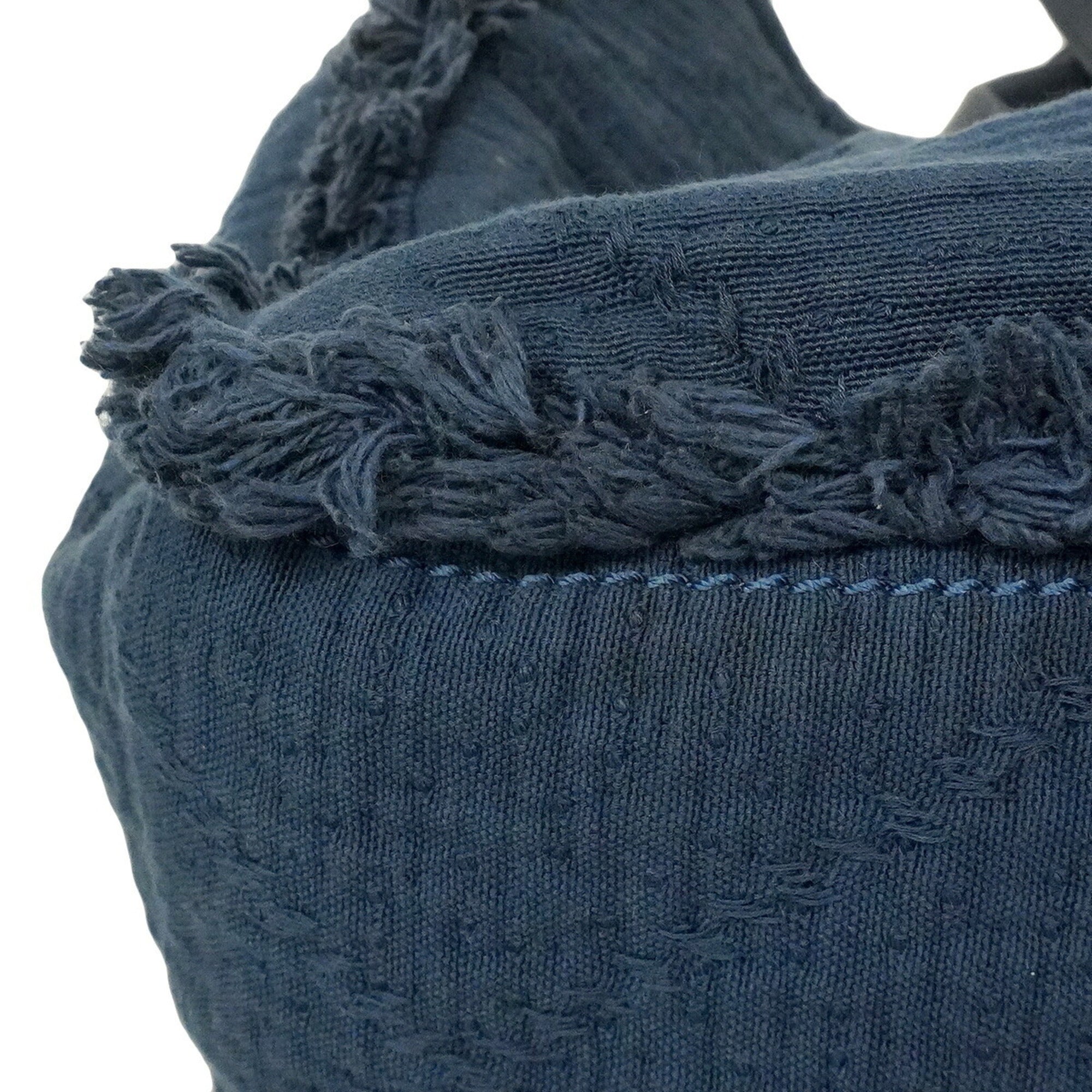 Chanel Navy Cotton Tote Bag (Pre-Owned)