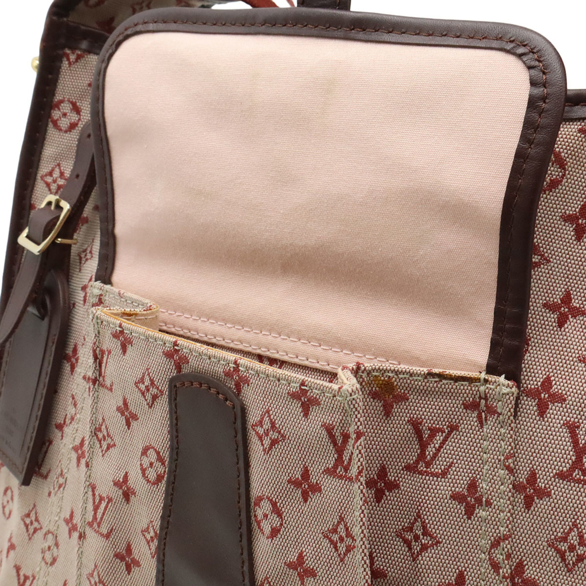 Louis Vuitton Cerise Canvas Leather Shoulder Bag (Pre-Owned)