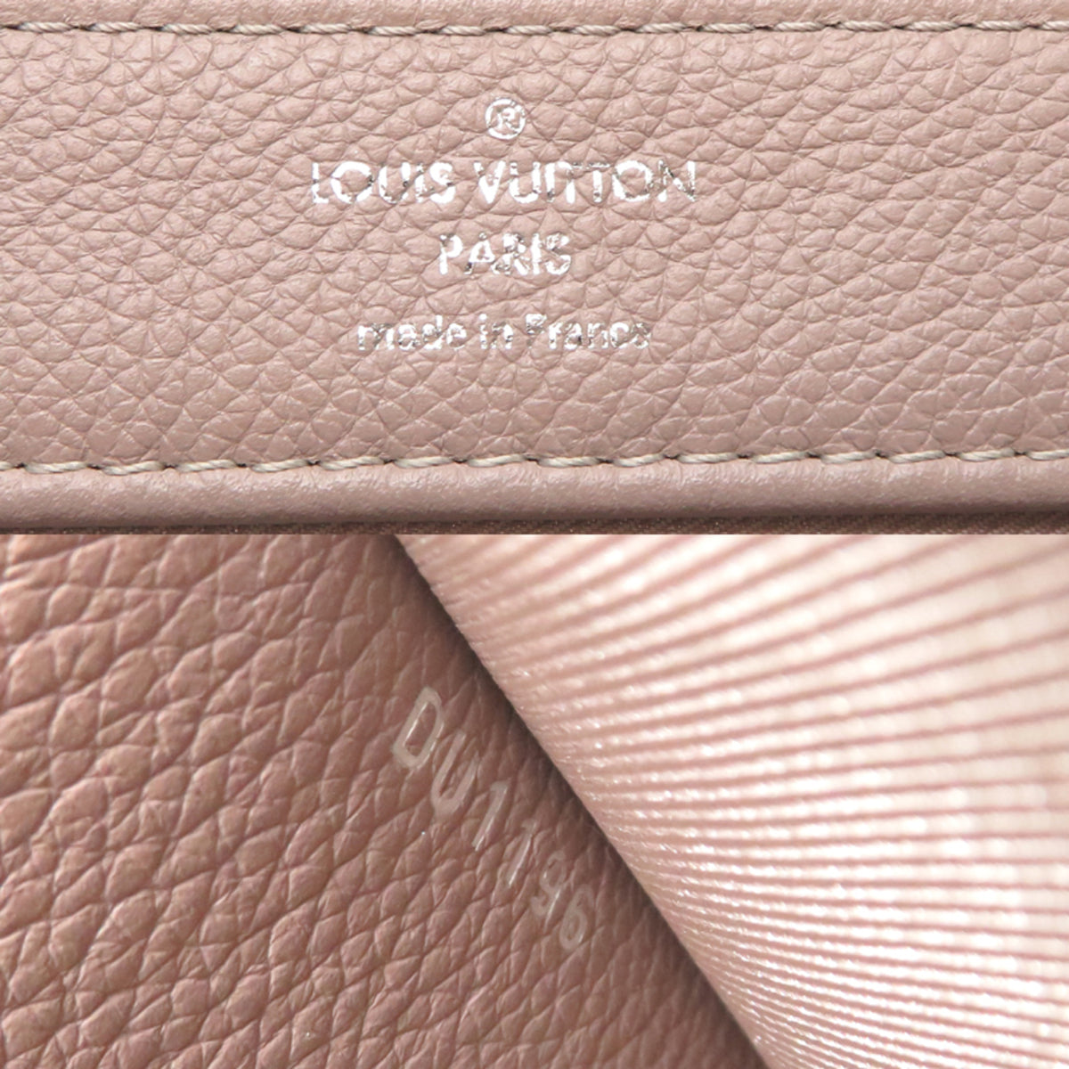 Louis Vuitton Pink Beige Leather Handbag (Pre-Owned)