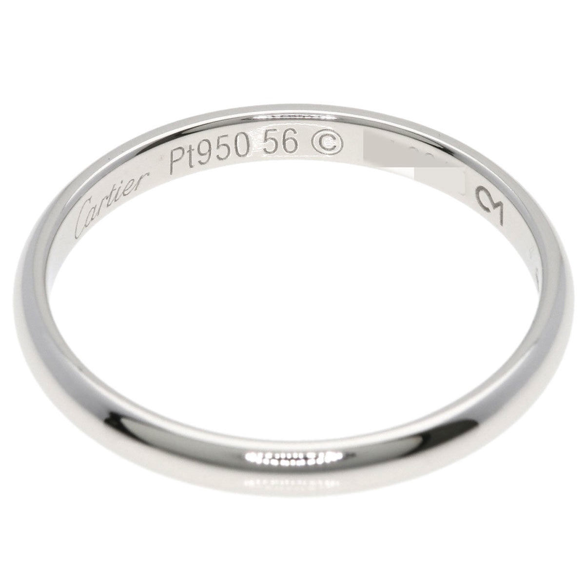 Cartier Platinum Platinum 950 Wedding Ring (Pre-Owned)