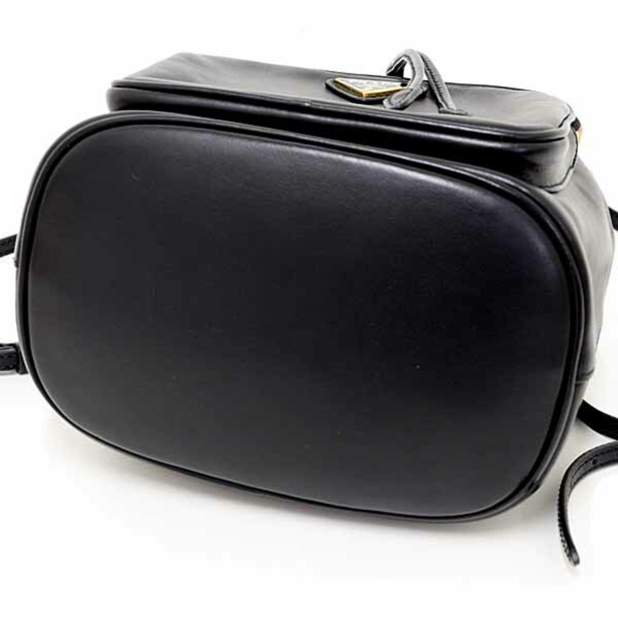 Prada Black Nero Leather Baguette Bag (Pre-Owned)