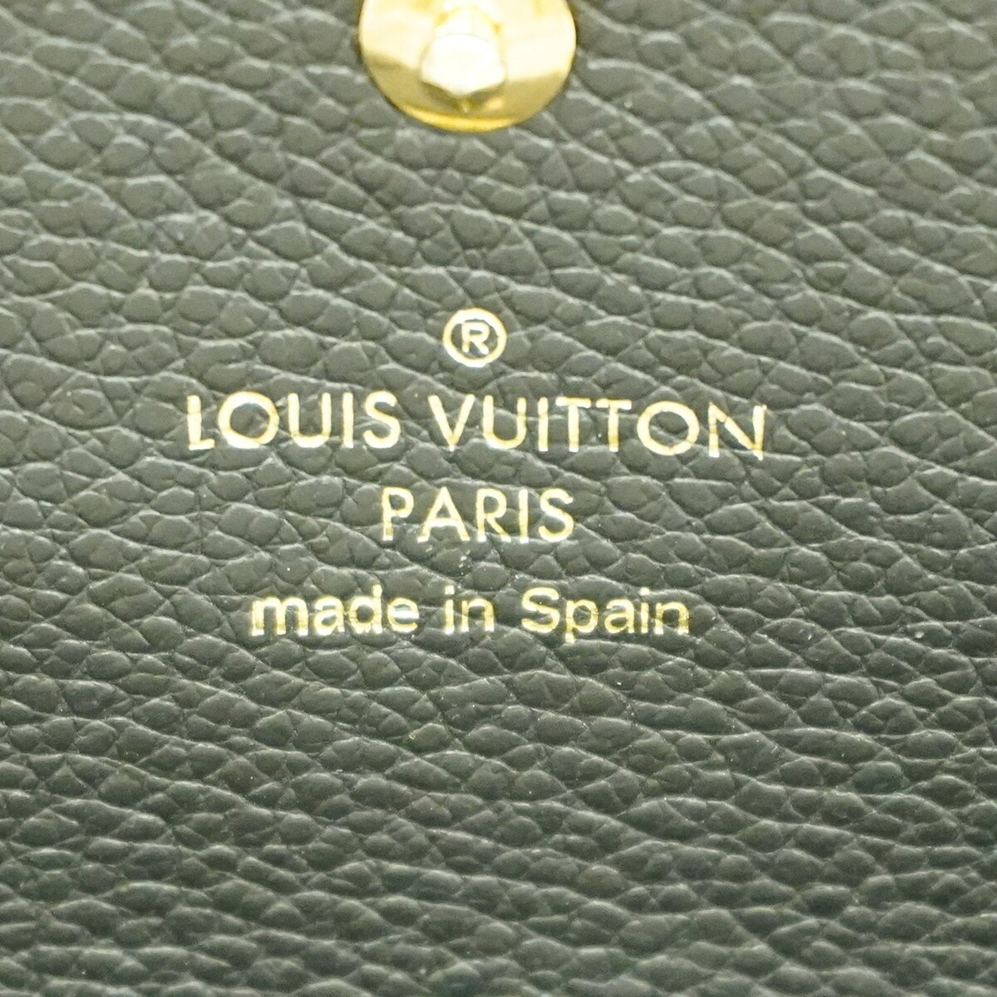 Louis Vuitton Noir Long Wallet (Bi-Fold) (Pre-Owned)