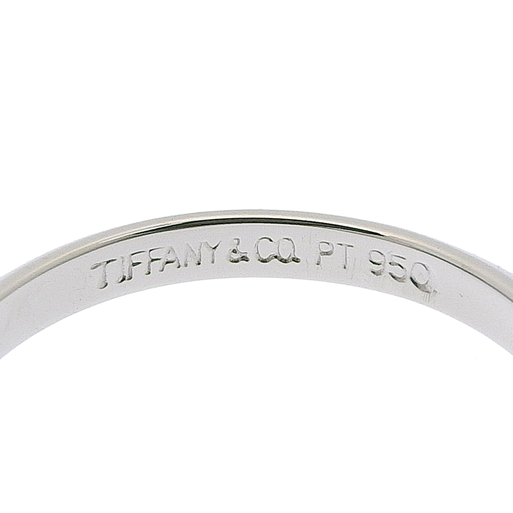 Tiffany Platinum 950 Band Ring (Pre-Owned)