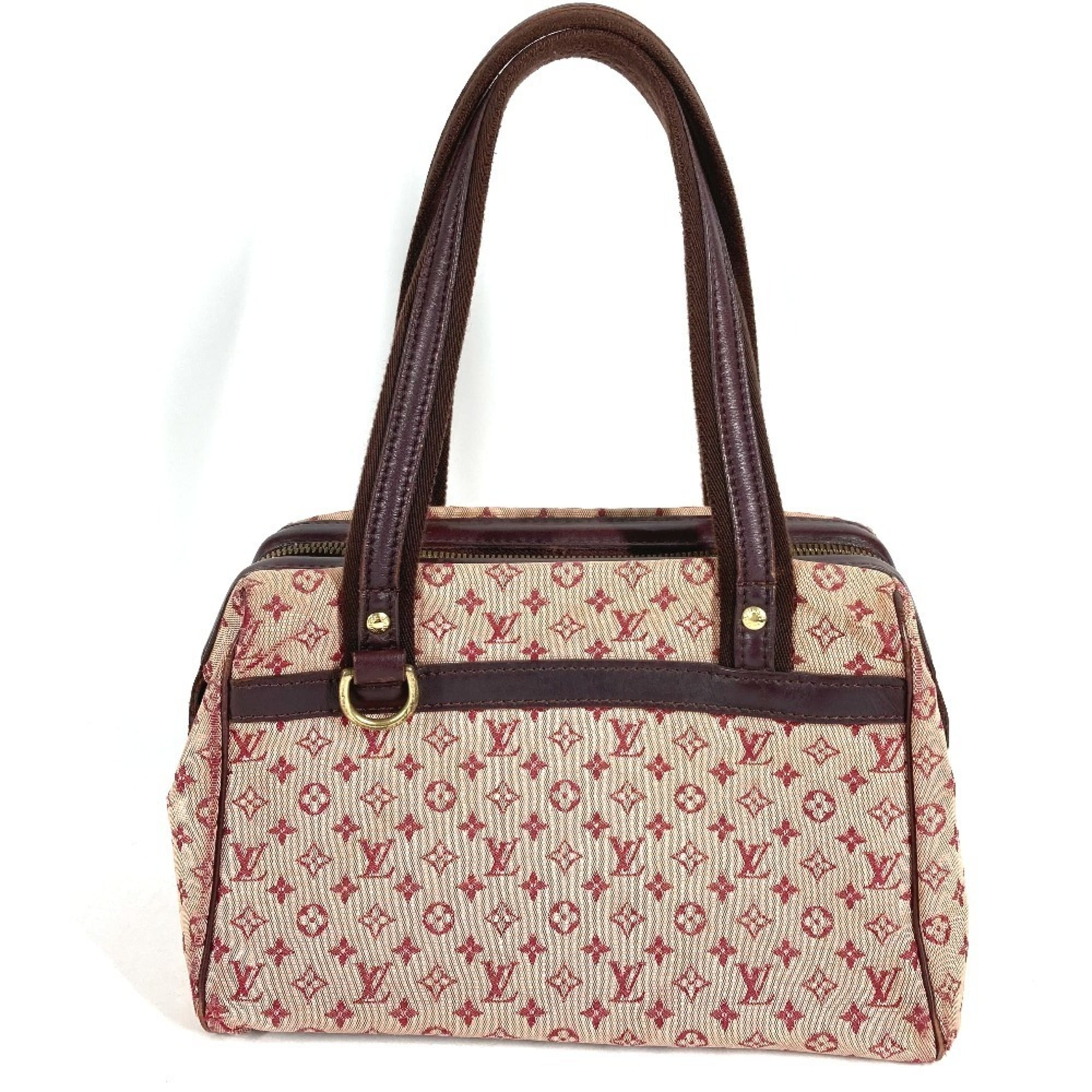 Louis Vuitton Cerise Red Color Monogram Mini Boston Bag Handbag (Pre-Owned)