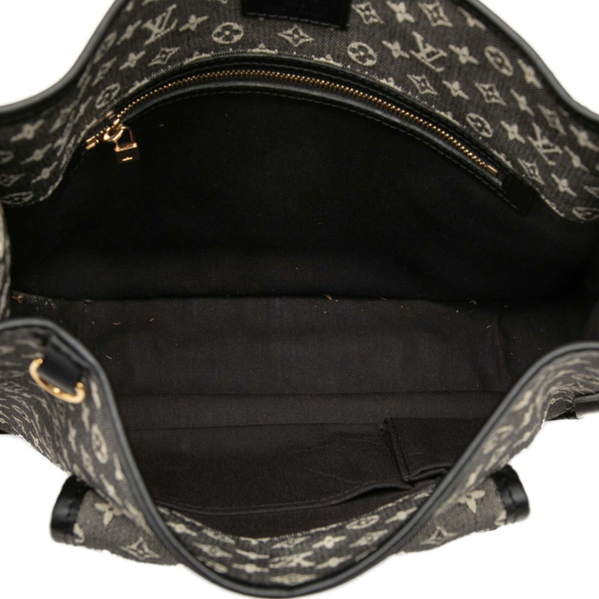 Louis Vuitton Monogram Mini Black Canvas Leather Shoulder Bag (Pre-Owned)