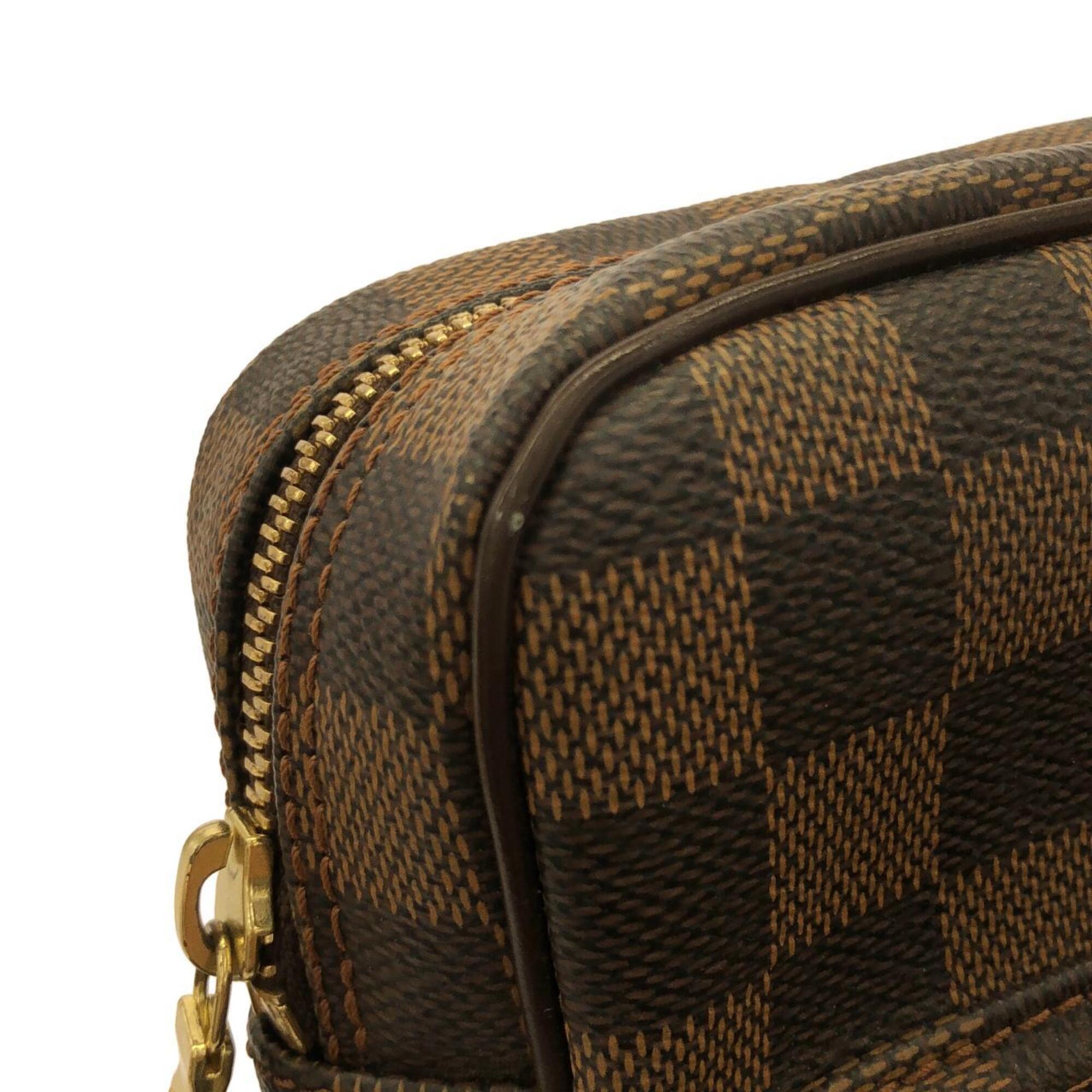 Louis Vuitton Ebene Coated Canvas Shoulder Bag (Pre-Owned)