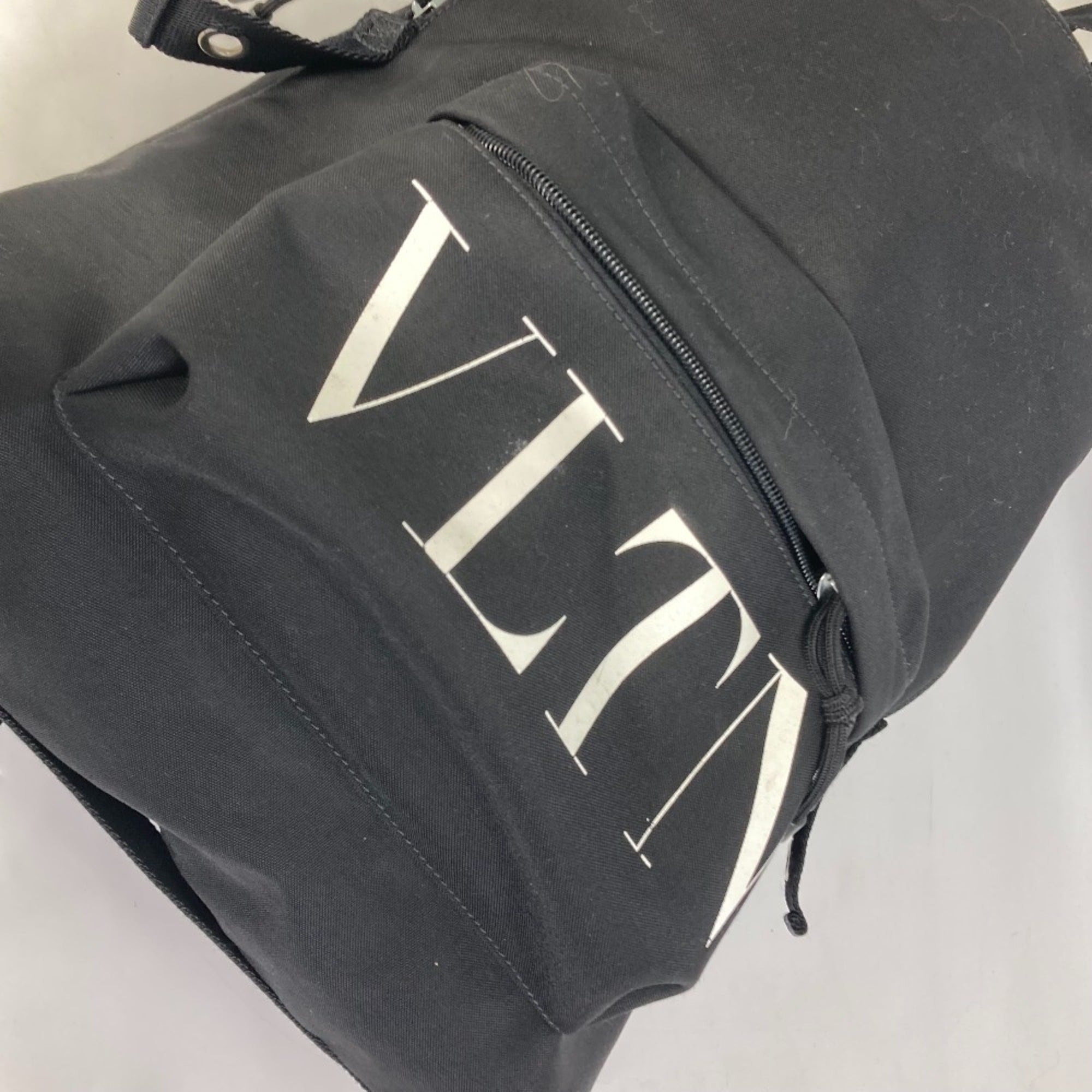 Valentino Black Cloth Backpack (Pre-Owned)