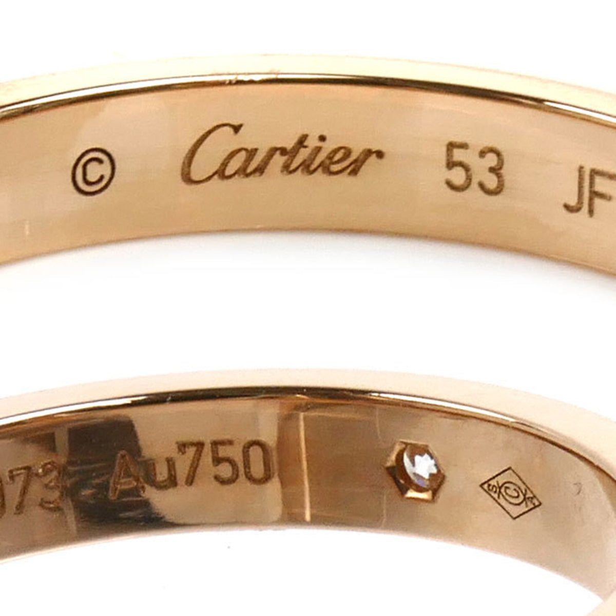 Cartier Pink Gold (18K) Band Ring (Pre-Owned)