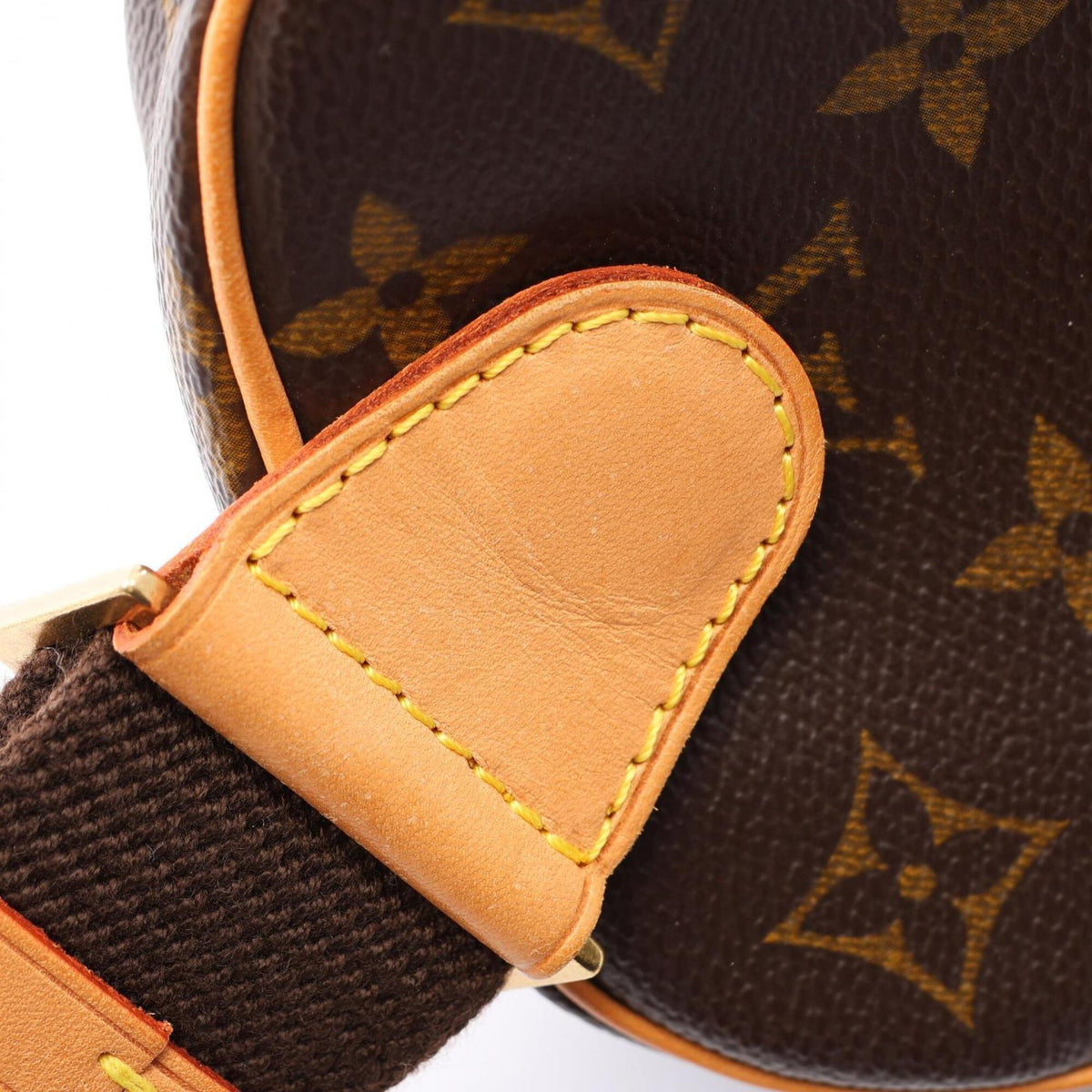Louis Vuitton Brown Monogram Coated Canvas Fanny Pack Handbag (Pre-Owned)