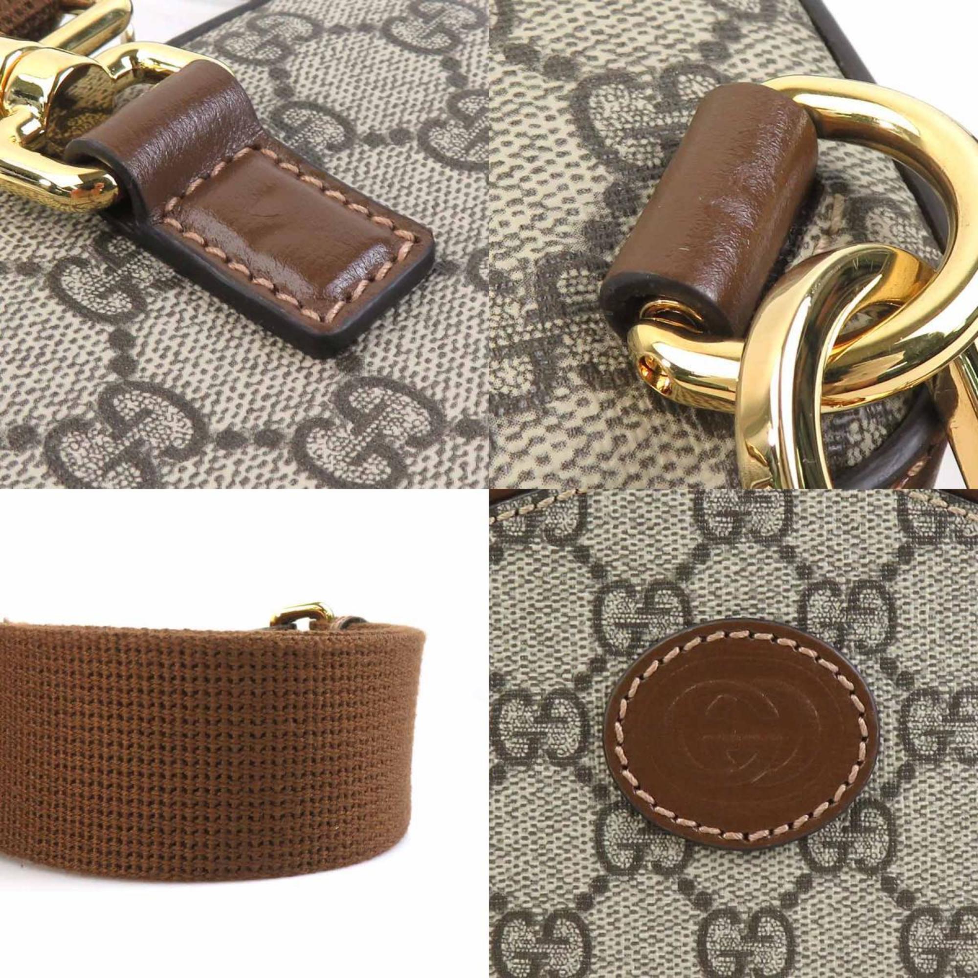 Gucci Brown Gg Supreme Sling Bag (Pre-Owned)