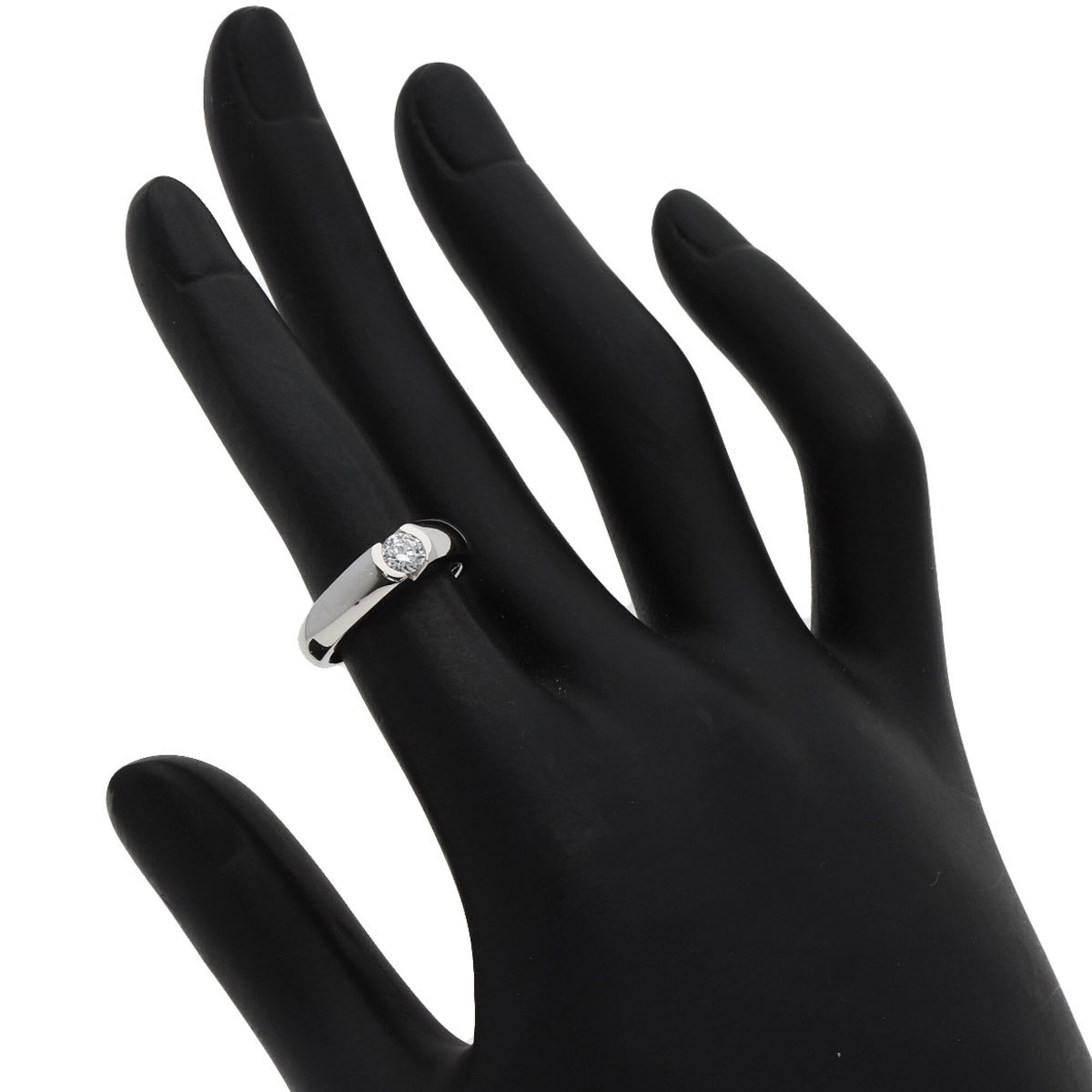 Chaumet Platinum Platinum 950 Band Ring (Pre-Owned)