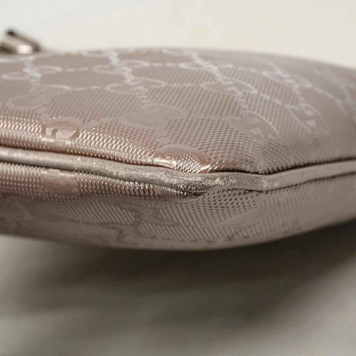 Gucci Metallic Pink Pvc Shoulder Bag (Pre-Owned)