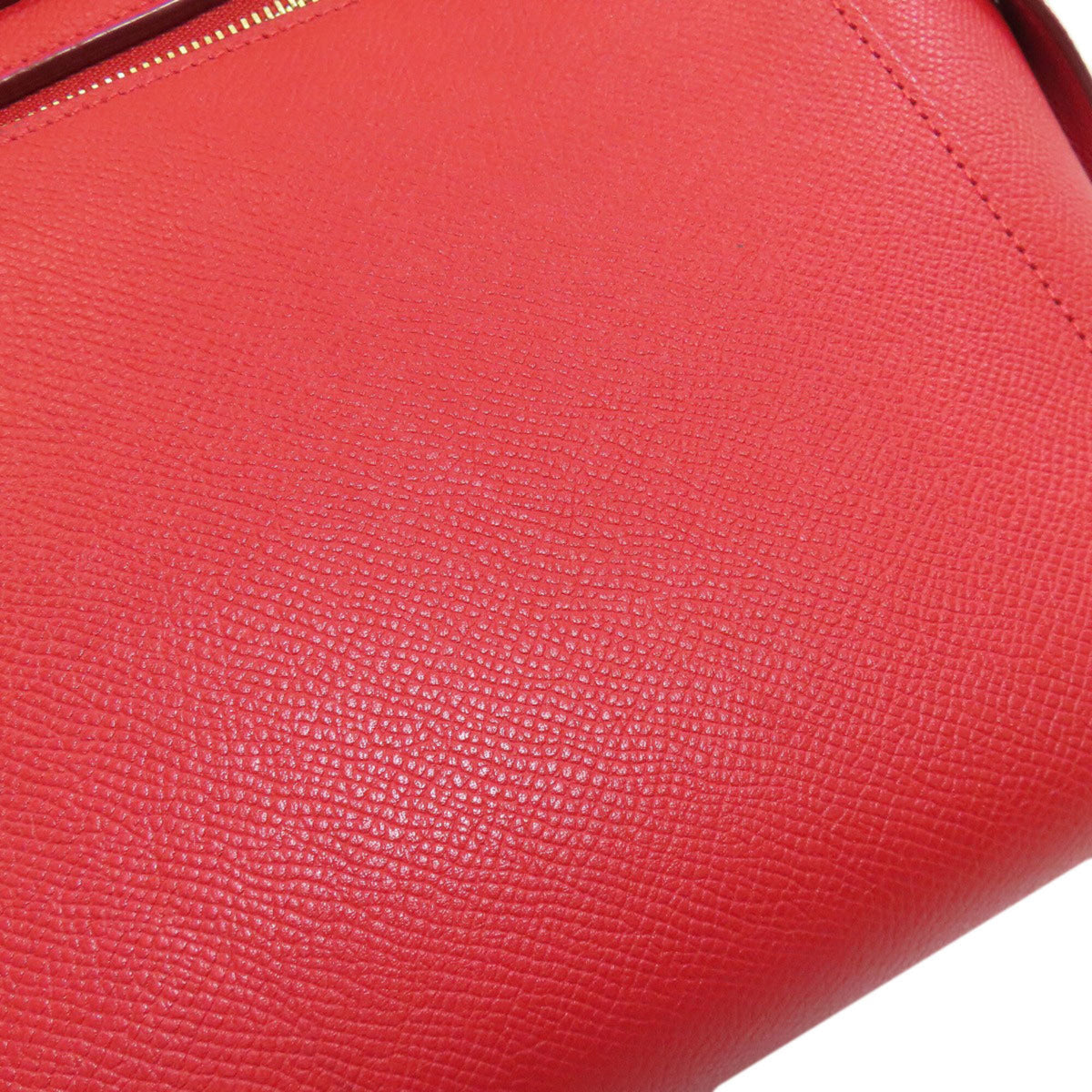 Celine Red Color Leather Handbag (Pre-Owned)