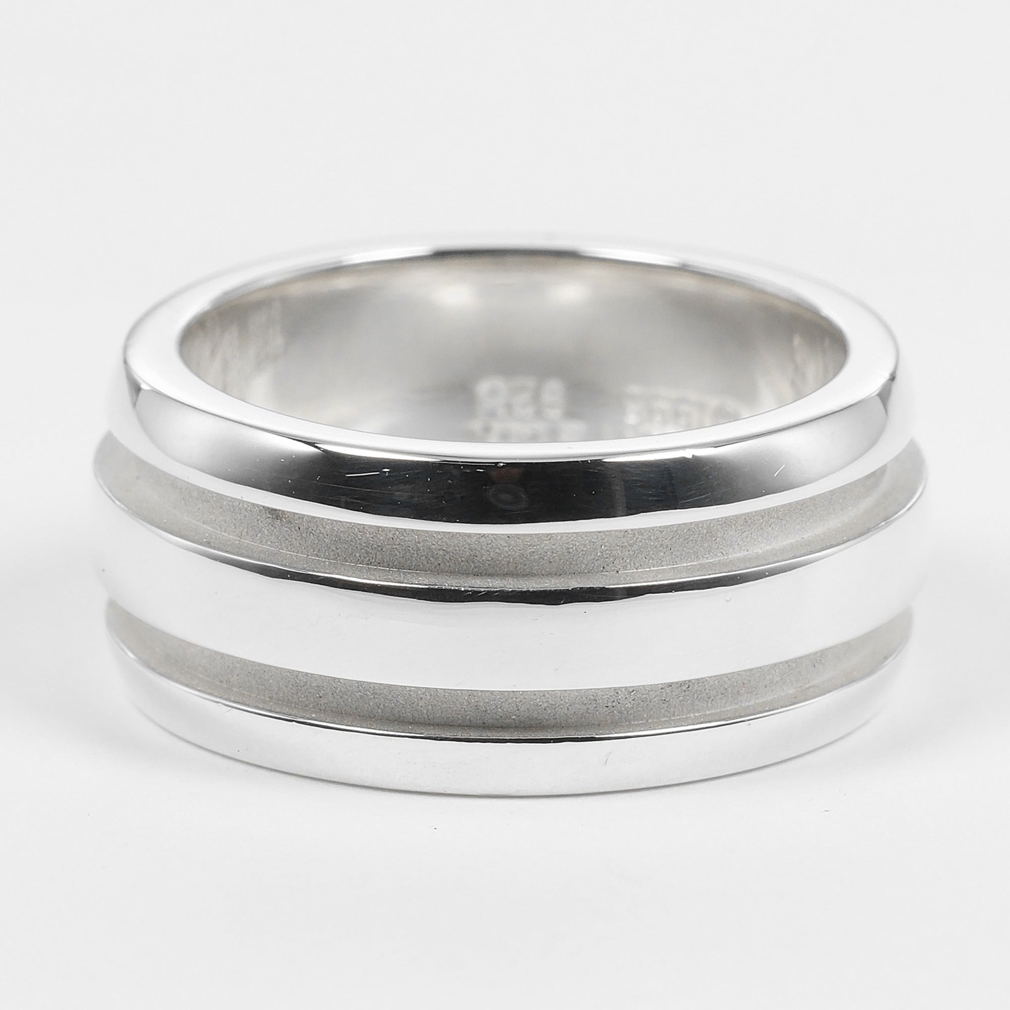 Tiffany Silver Silver 925 Band Ring (Pre-Owned)