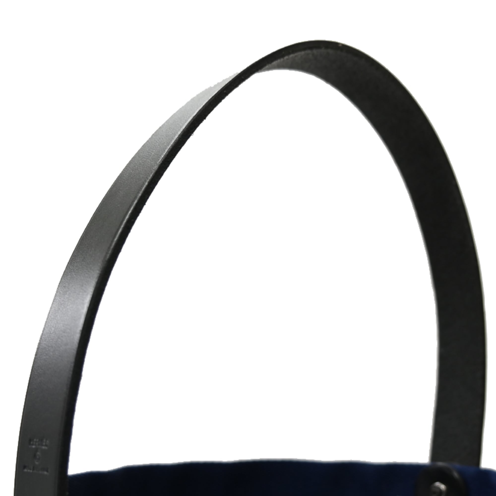 Hermes Black White Canvas Leather Handbag (Pre-Owned)