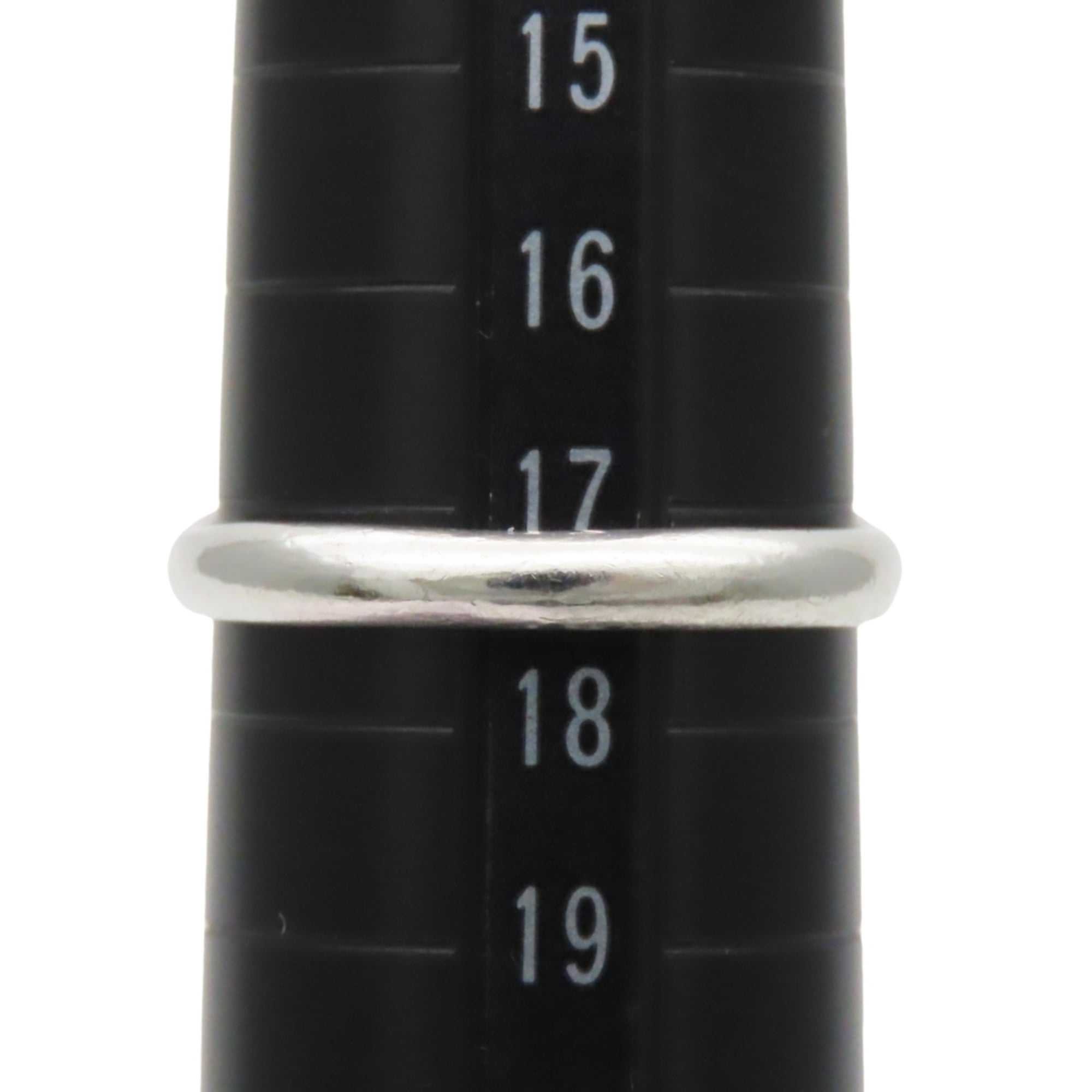 Tiffany Heart Silver Silver 925 Band Ring (Pre-Owned)