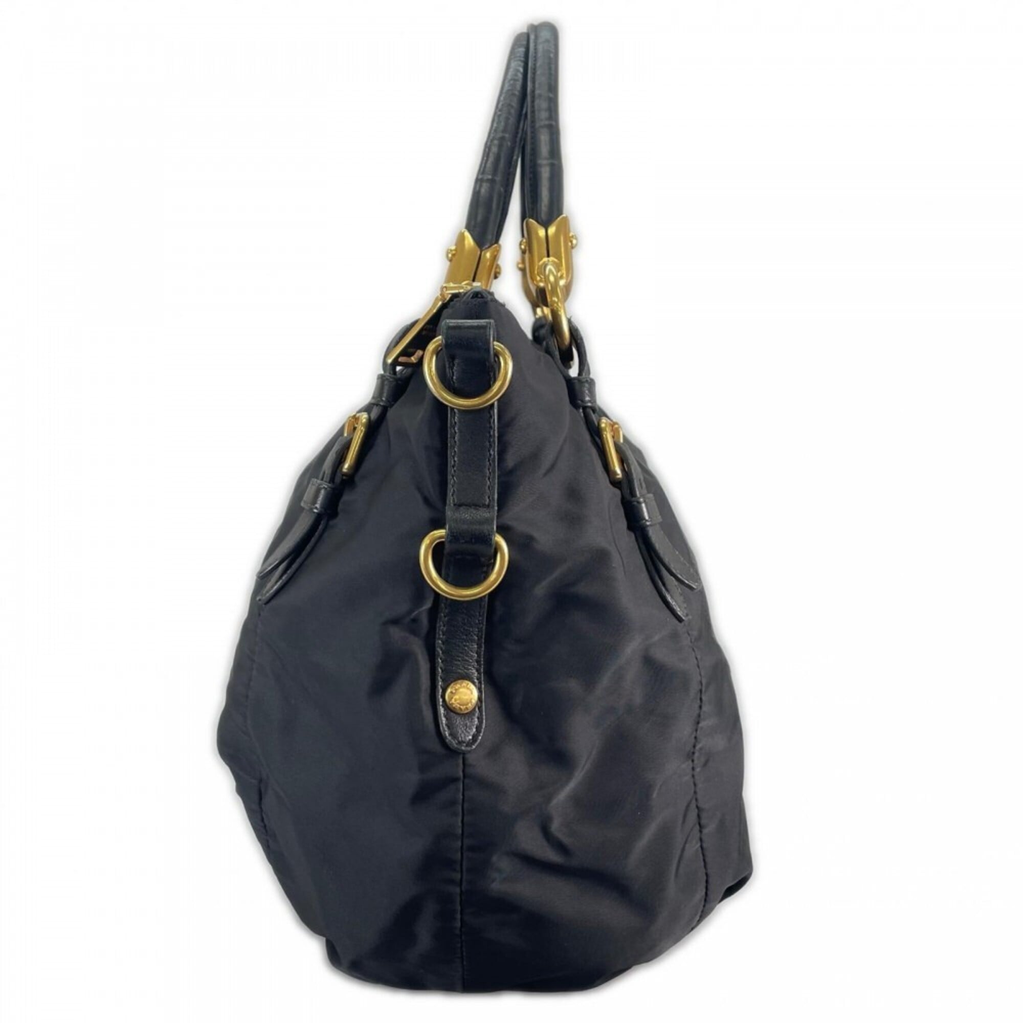 Prada Black Nylon Handbag (Pre-Owned)