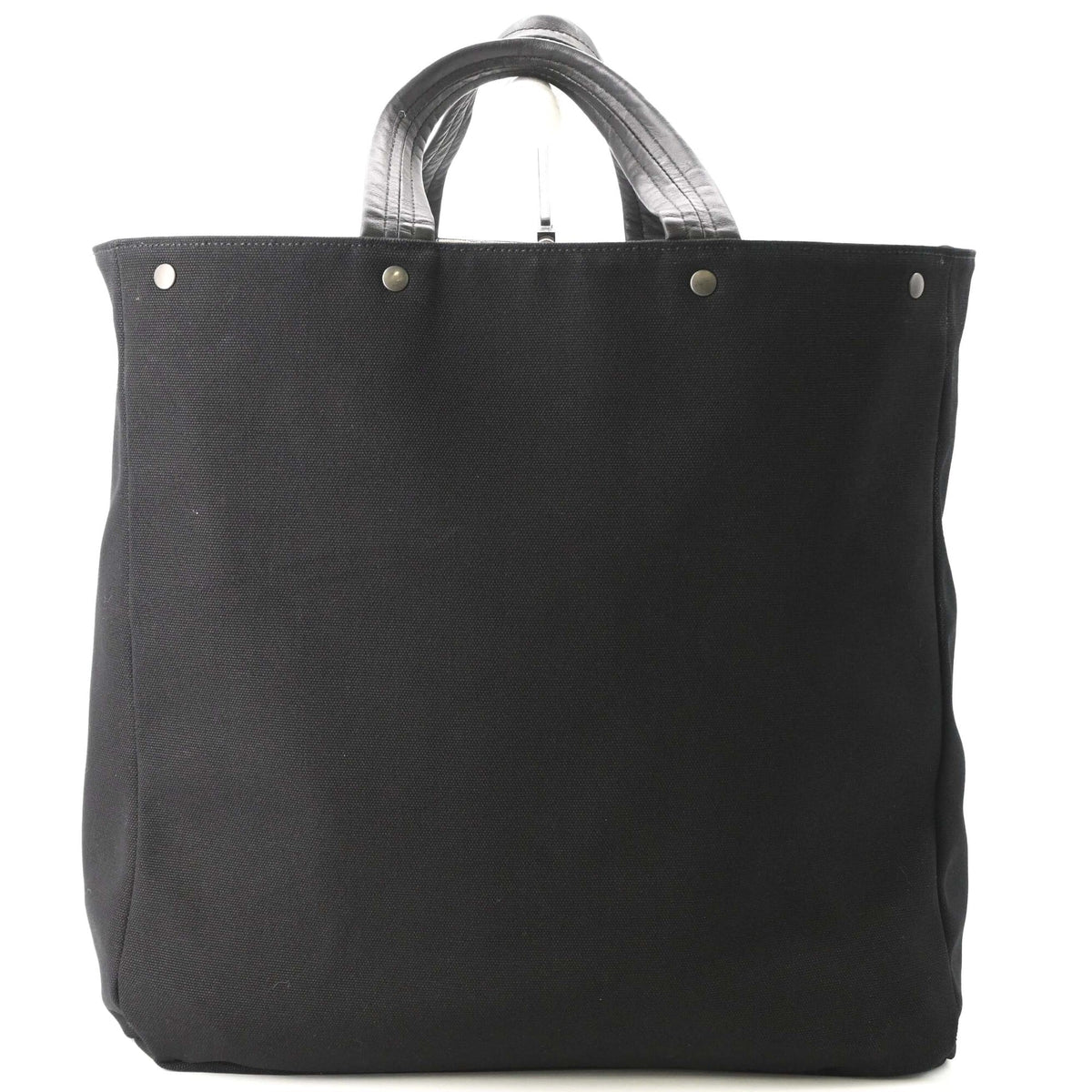 Bottega Veneta Black Canvas Shoulder Bag (Pre-Owned)