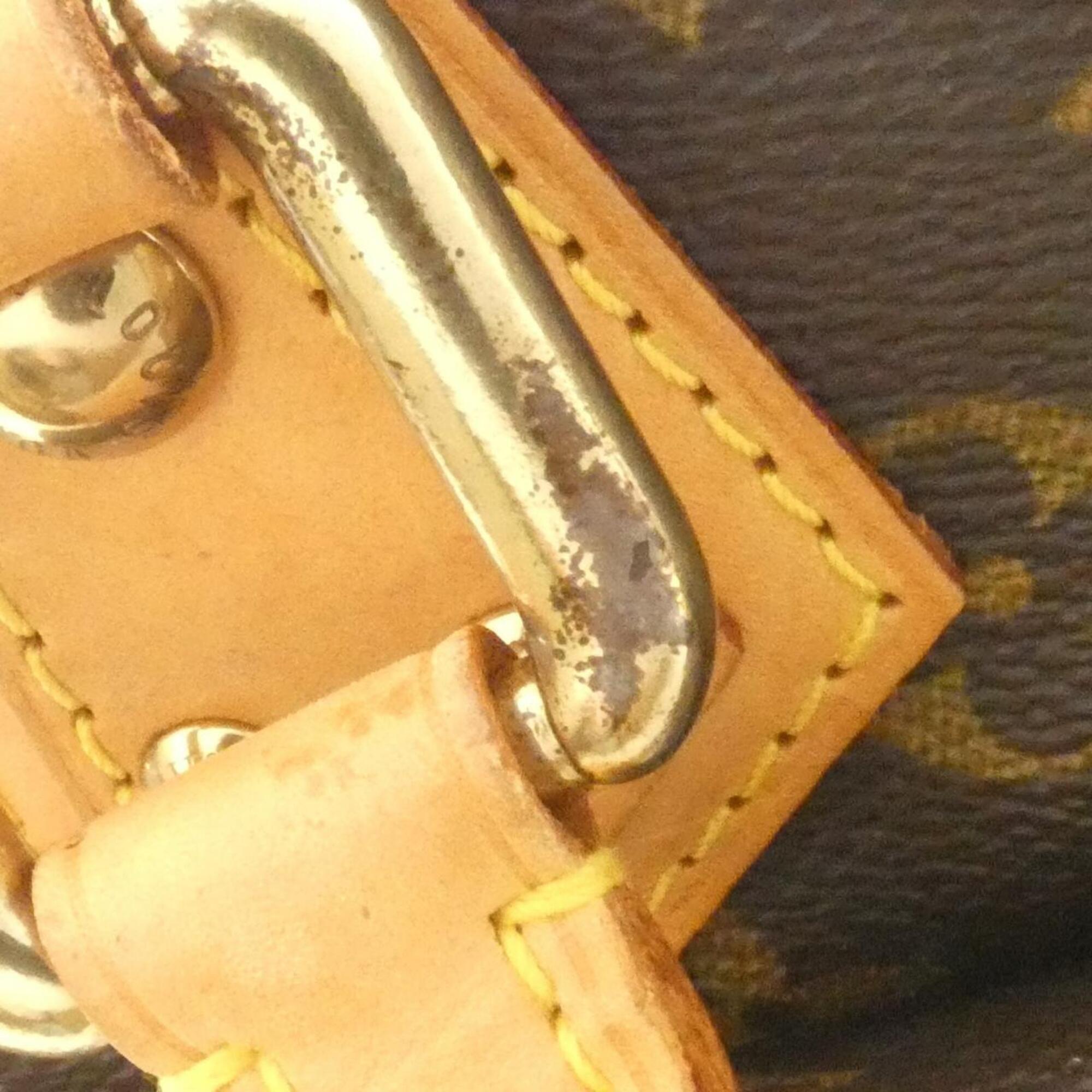 Louis Vuitton Marron Monogram Coated Canvas Handbag (Pre-Owned)