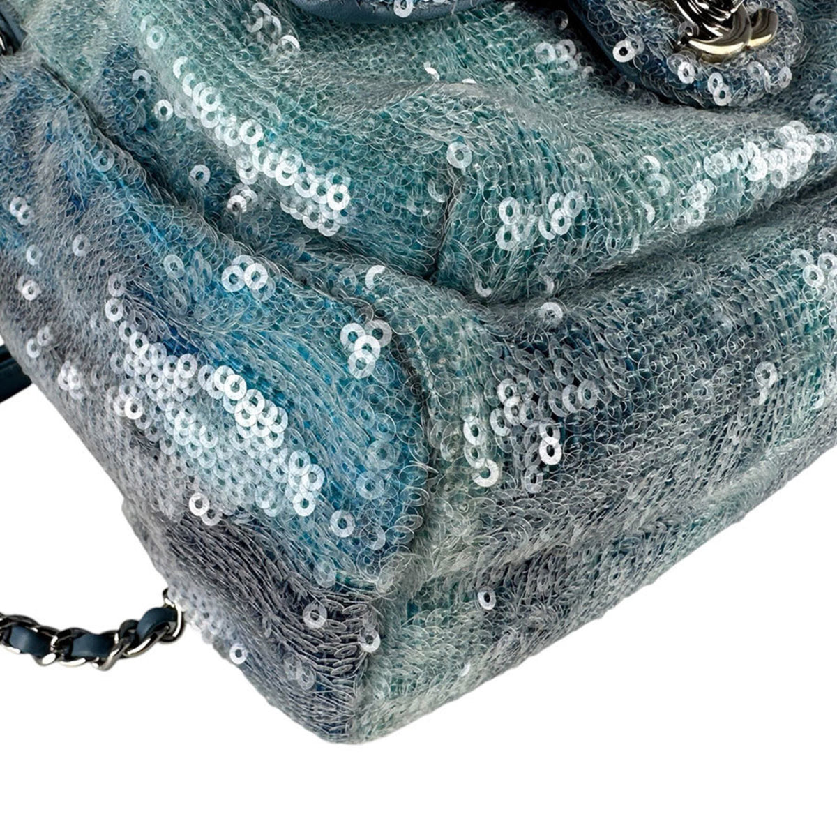 Chanel Blue Spangles Backpack (Pre-Owned)