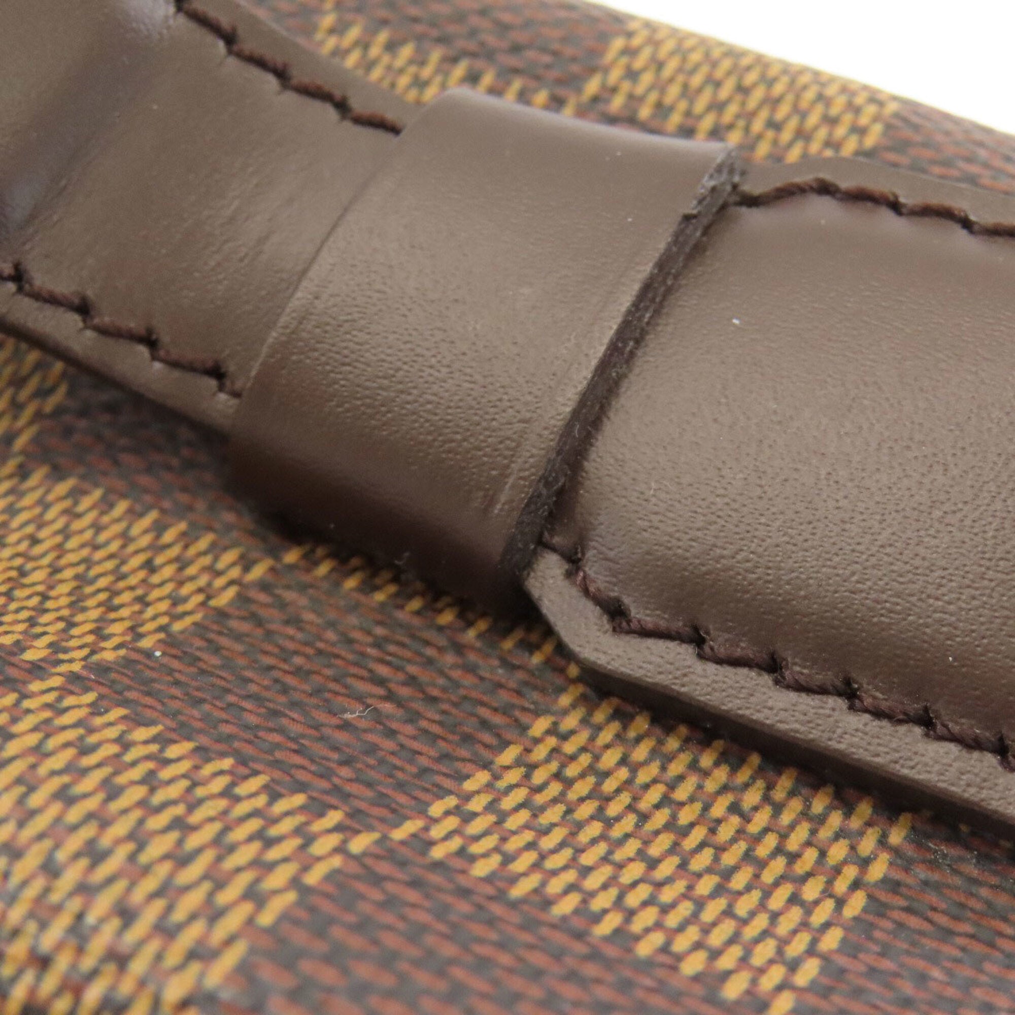 Louis Vuitton Damier Canvas Ebene Damier Canvas Shoulder Bag (Pre-Owned)