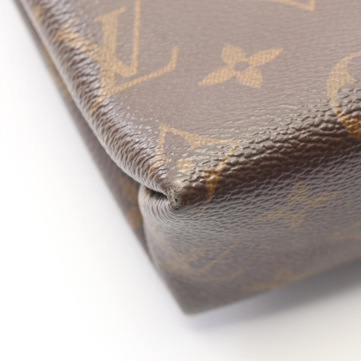 Louis Vuitton Brown Cerise Monogram Red Color Monogram Leather Handbag Shoulder Bag (Pre-Owned)