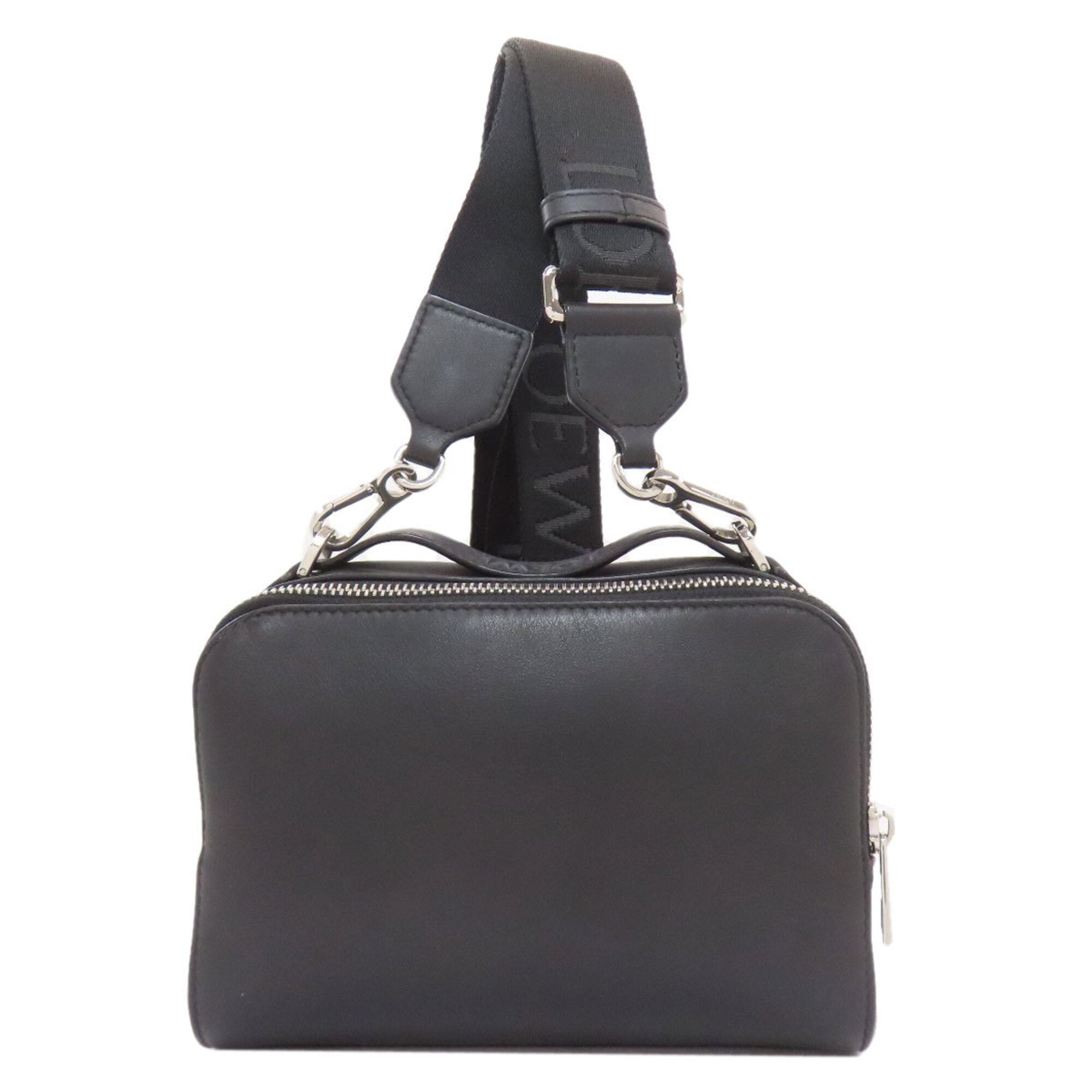 Loewe Black Leather Shoulder Bag (Pre-Owned)