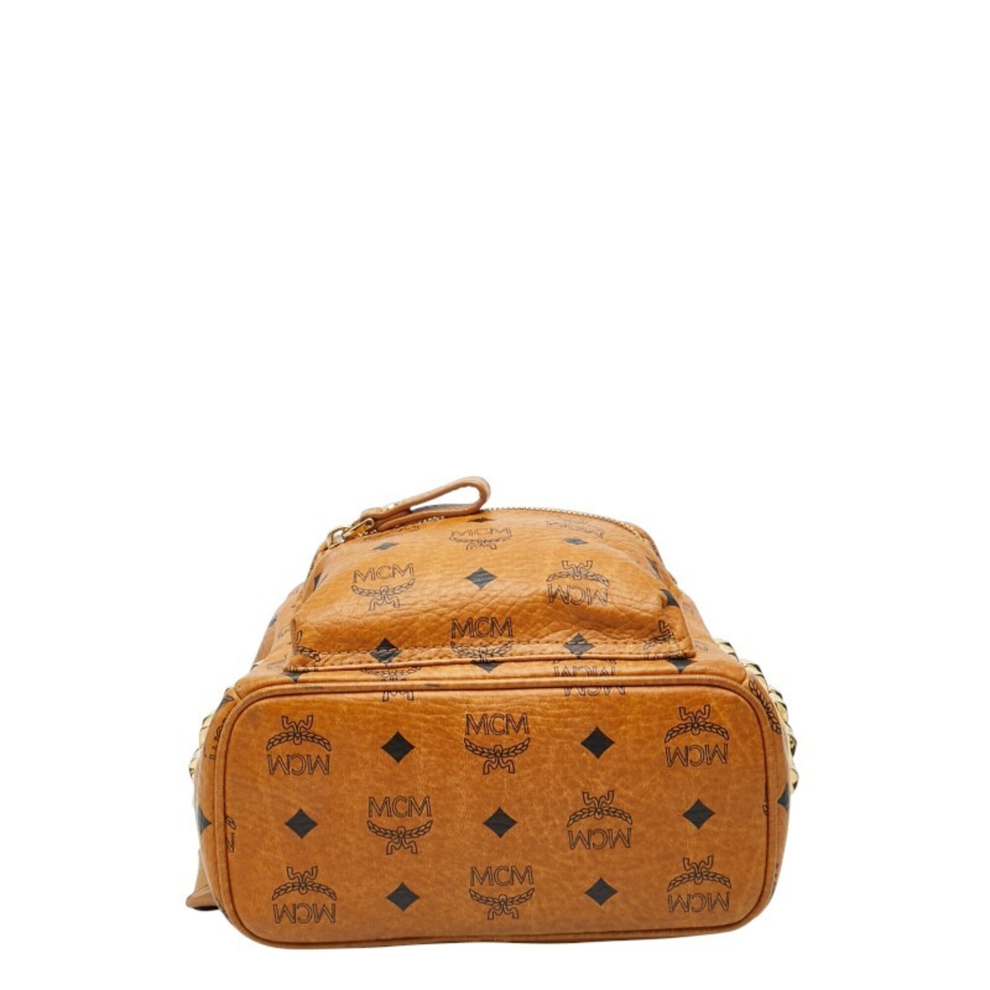 Mcm Brown Leather Backpack (Pre-Owned)