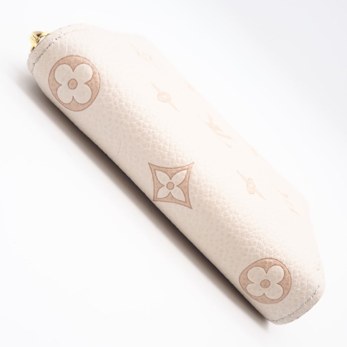 Louis Vuitton Monogram Empreinte Pink Beige Leather Coin Purse/Coin Case (Pre-Owned)