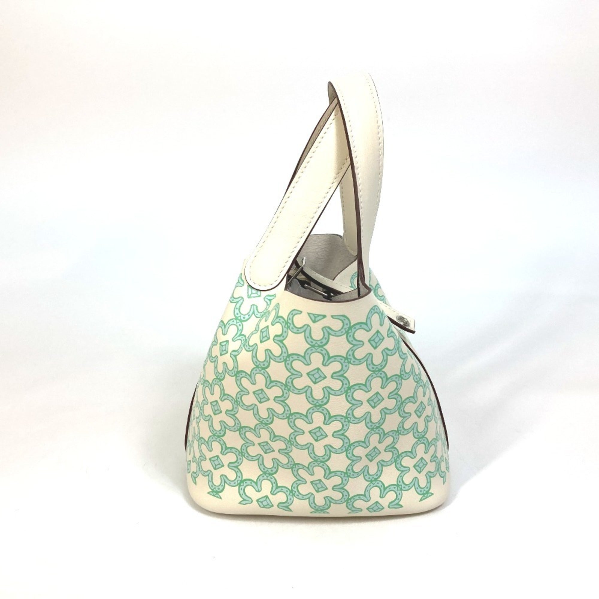 Hermes Green Swift Leather Handbag (Pre-Owned)
