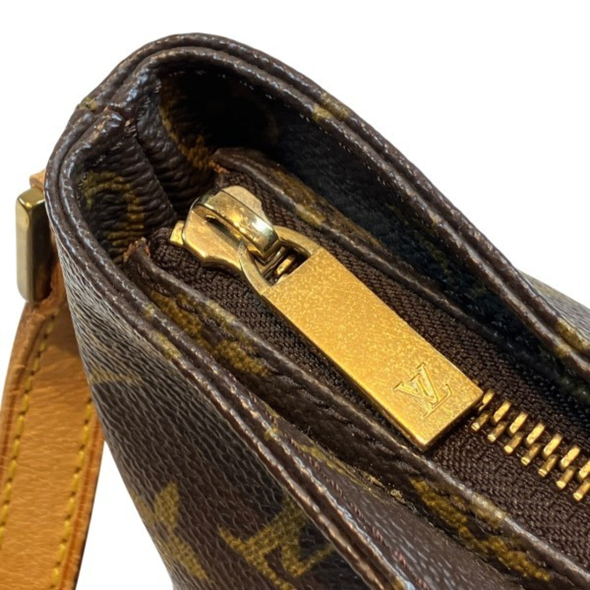 Louis Vuitton Brown Monogram Handbag Shoulder Bag (Pre-Owned)
