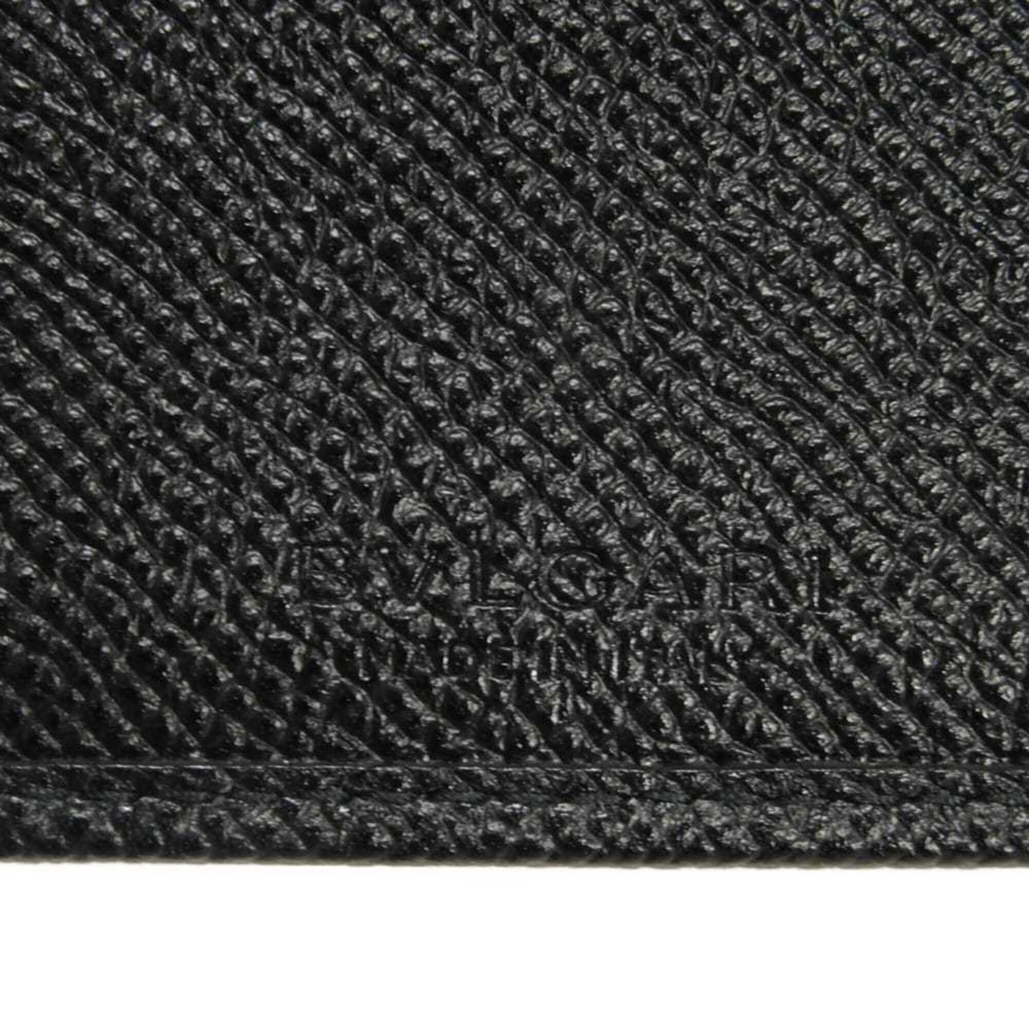 Bvlgari Black Leather Long Wallet (Bi-Fold) (Pre-Owned)