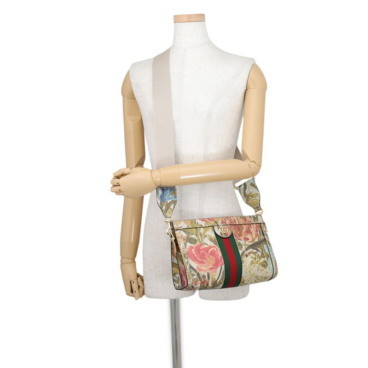 Gucci Flora Multi-Color Canvas Pvc Handbag Shoulder Bag (Pre-Owned)